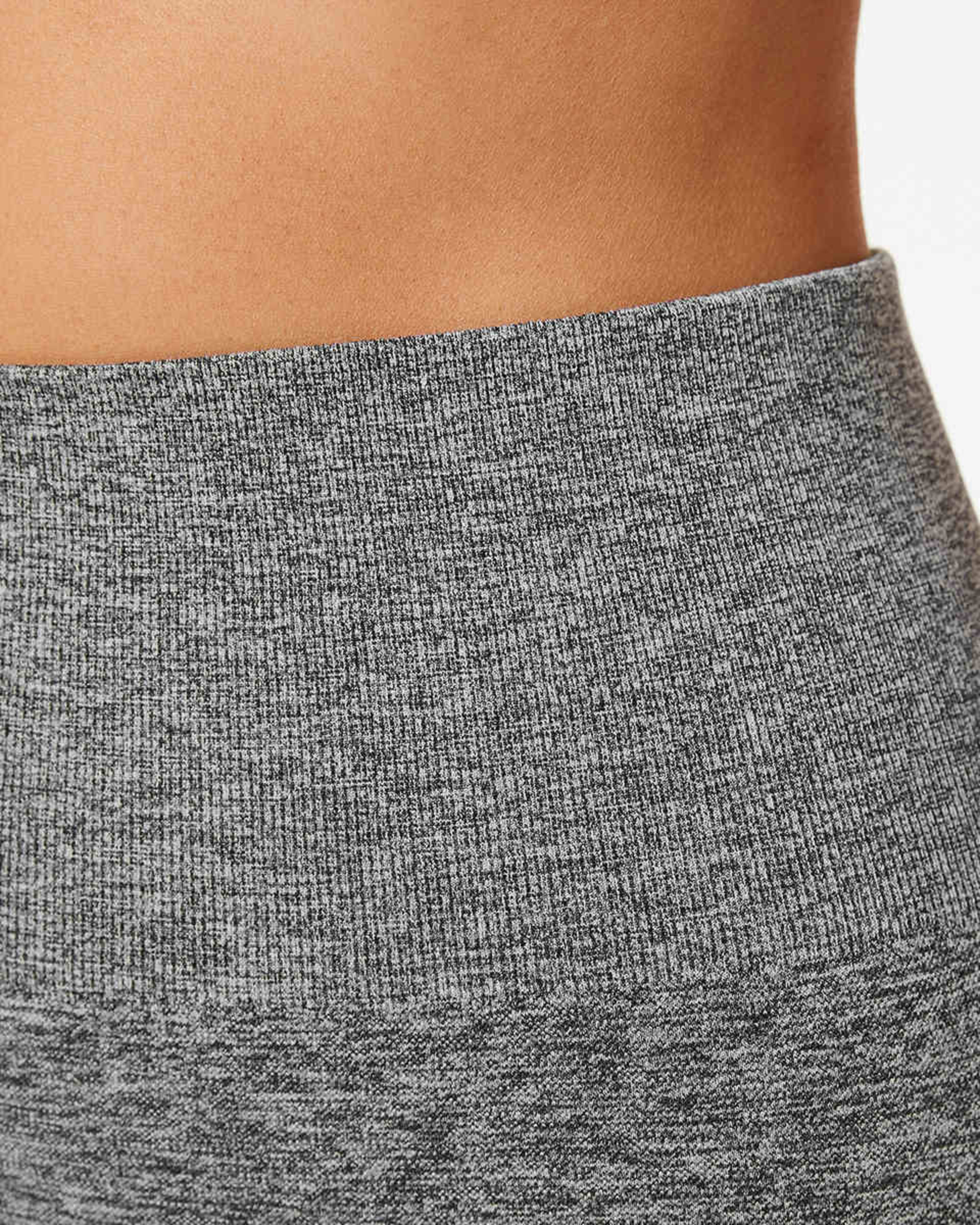 4 Active Womens Seamfree Bike Shorts Grey Marle, 4 of 6