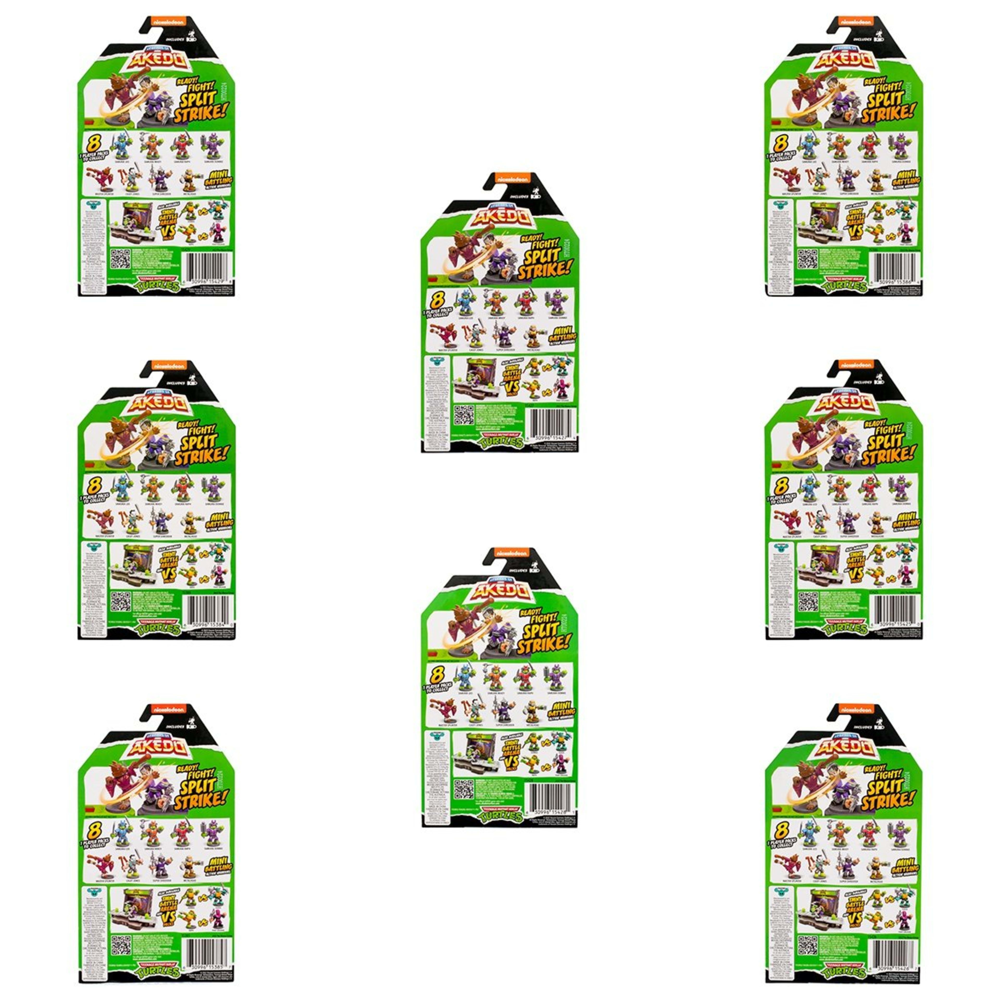 7 Legends of Akedo Teenage Mutant Ninja Turtles: Mini Battling Warriors Single Pack - Assorted, 7 of 7