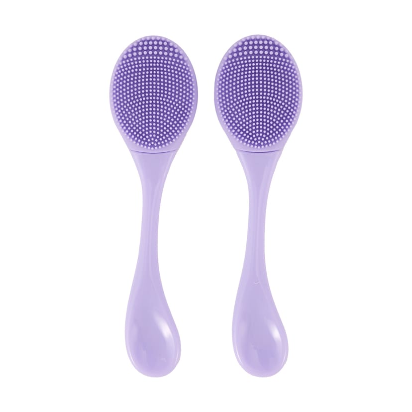 OXX Skincare 2 Pack Cleansing Brushes Lilac Kmart