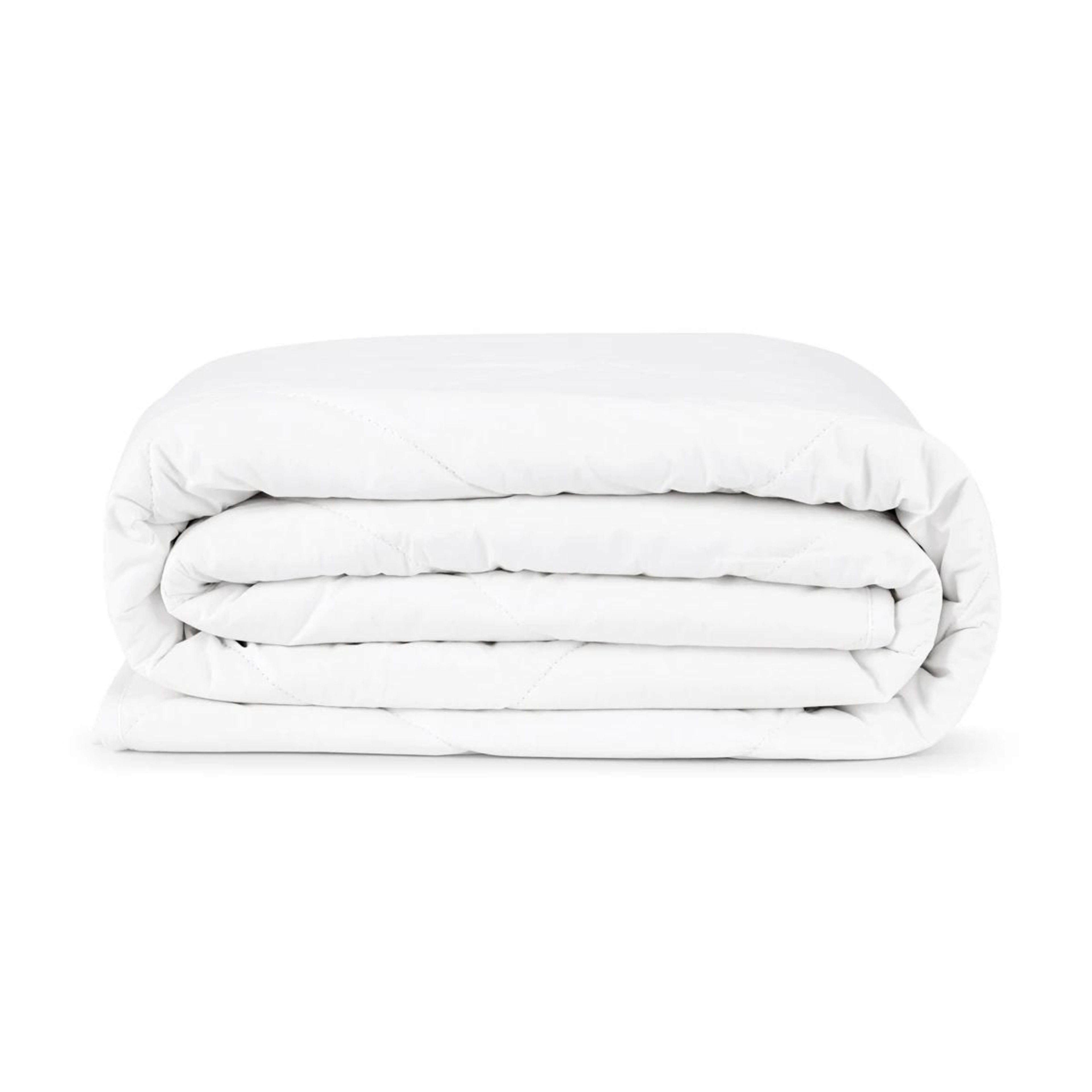 2 Low Warmth Summer Cotton Wool Quilt - Queen Bed, White, 2 of 4
