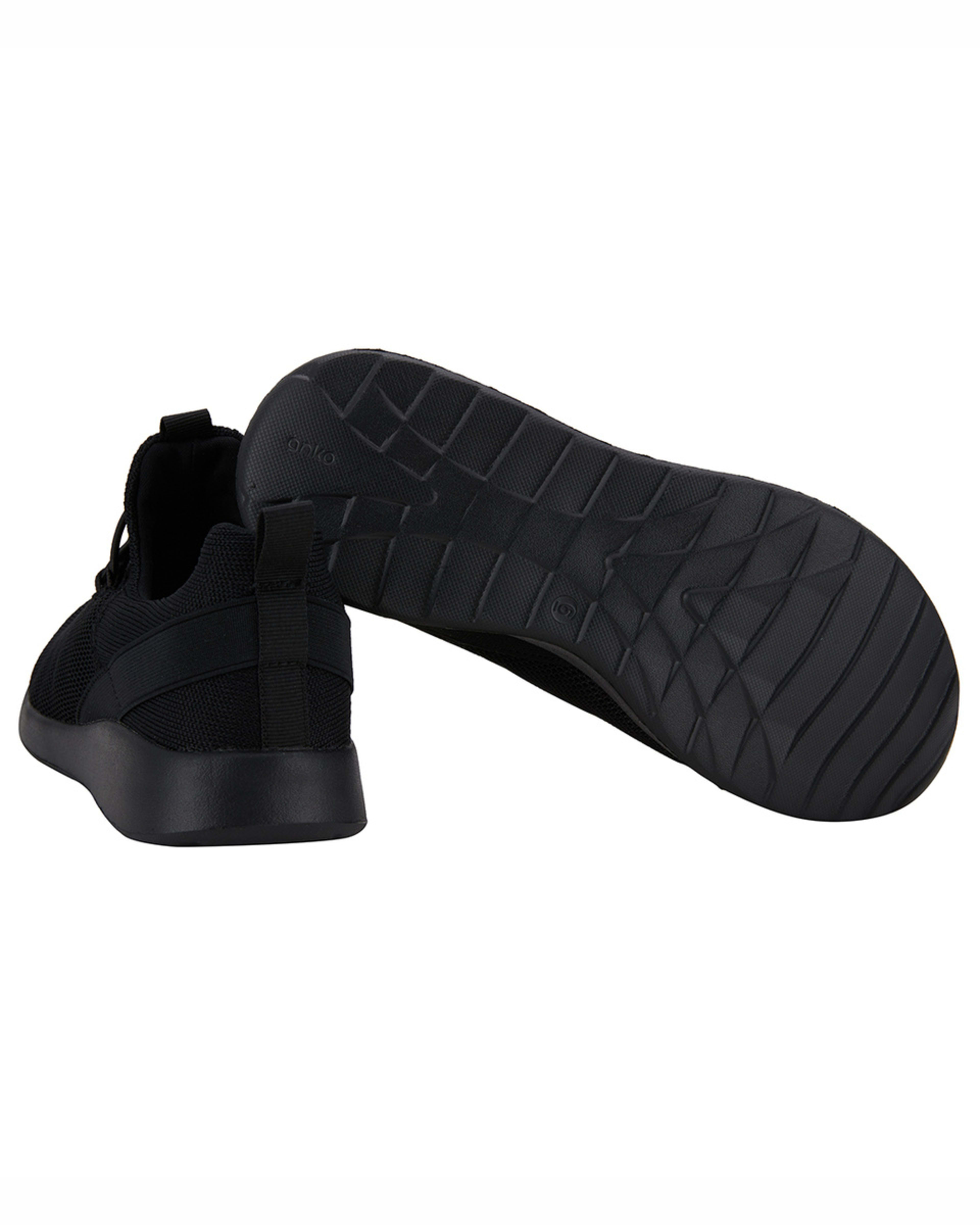 5 Comfort Sneakers with Elastic Laces BLACK, 5 of 5