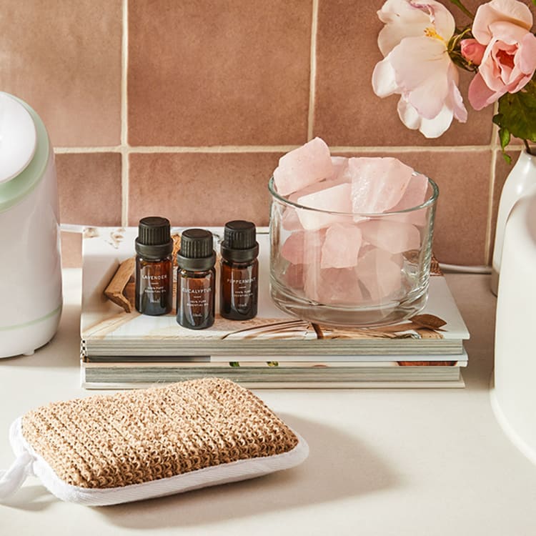 Fragrance Stones & Essential Oils Set Kmart