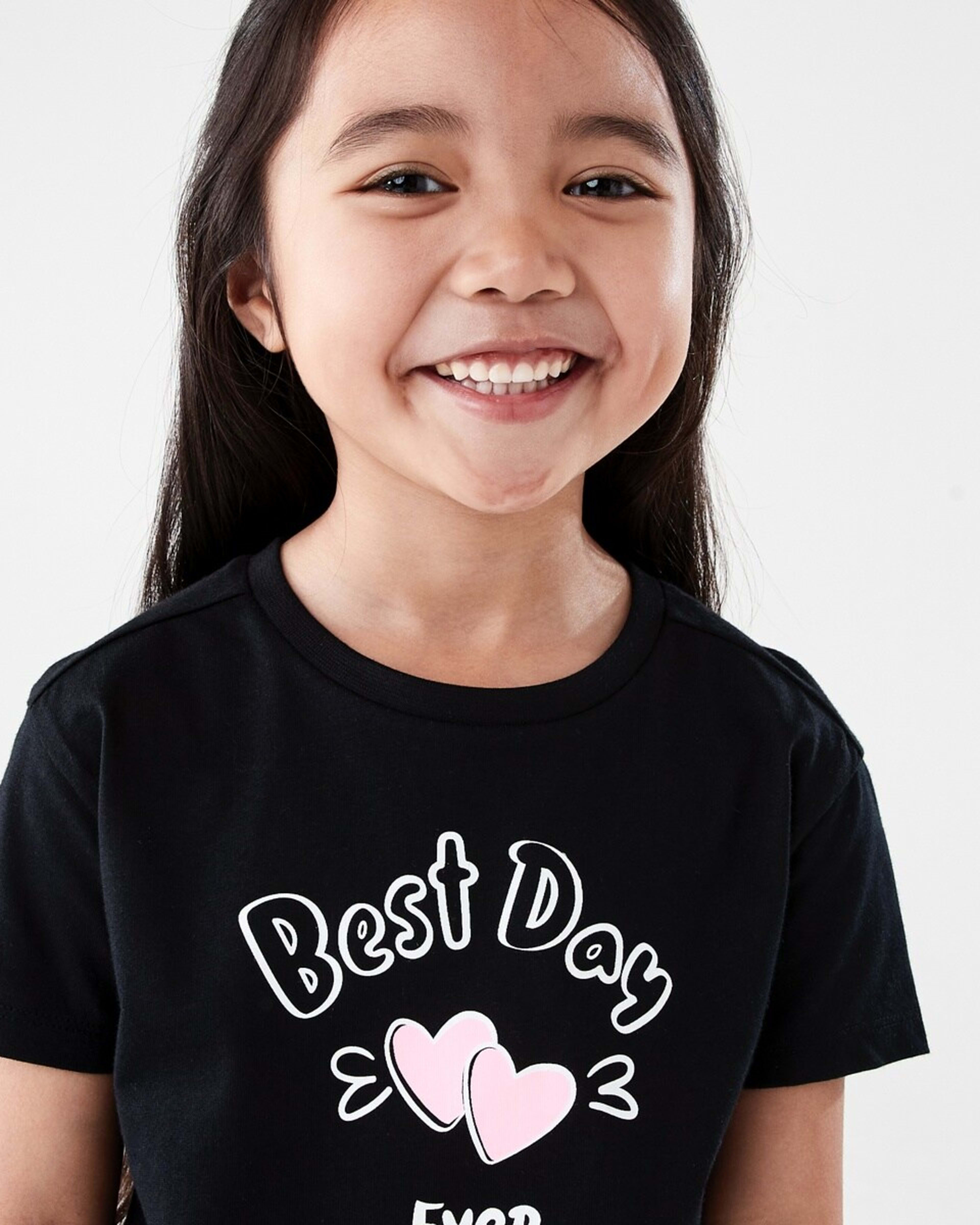 3 Printed T-shirt BEST DAY EVER BLACK, 3 of 6