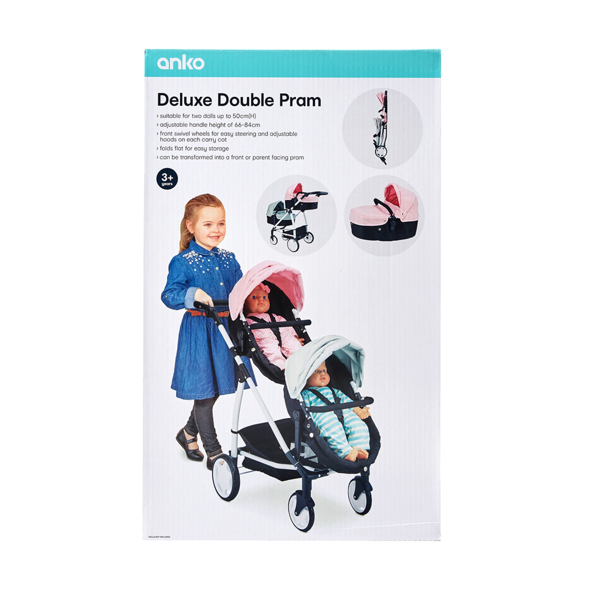 Deluxe Double Pram Kmart