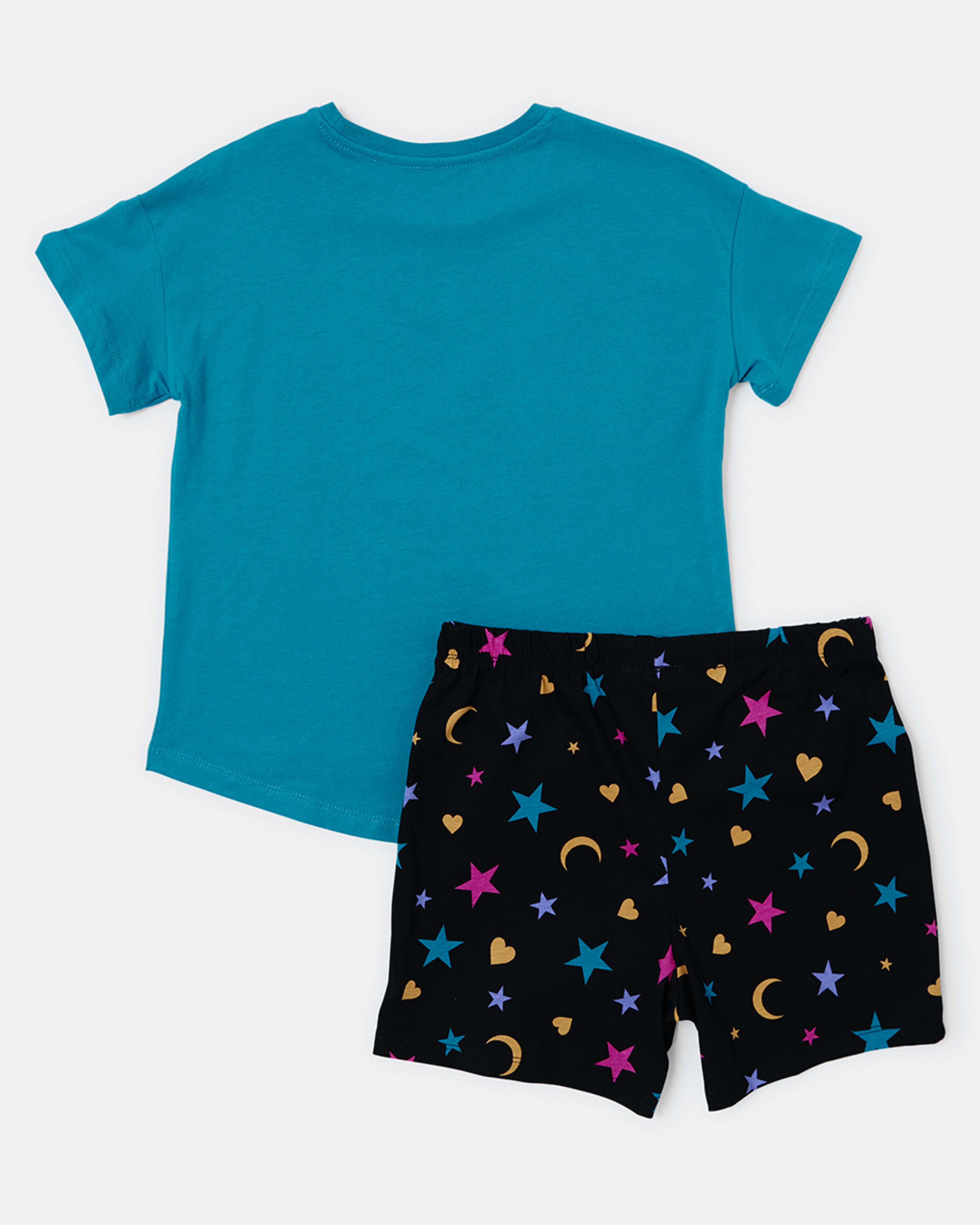 Short Sleeve Knit Pyjama Set Kmart