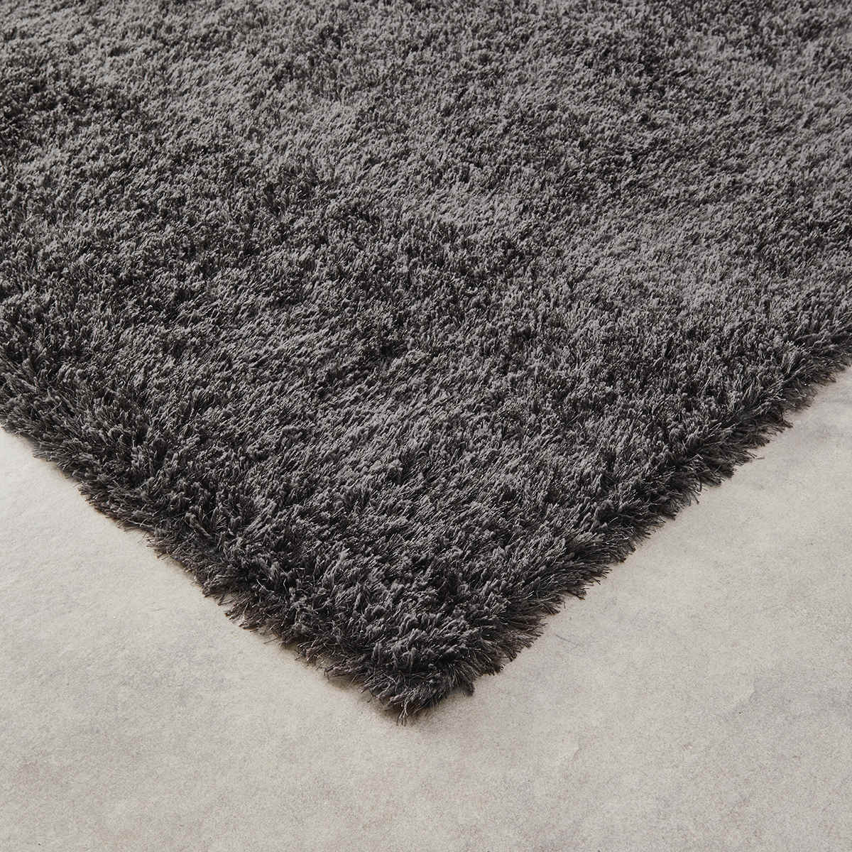 Luxe Rug - Charcoal, Extra Large - 270cm x 180cm - Kmart