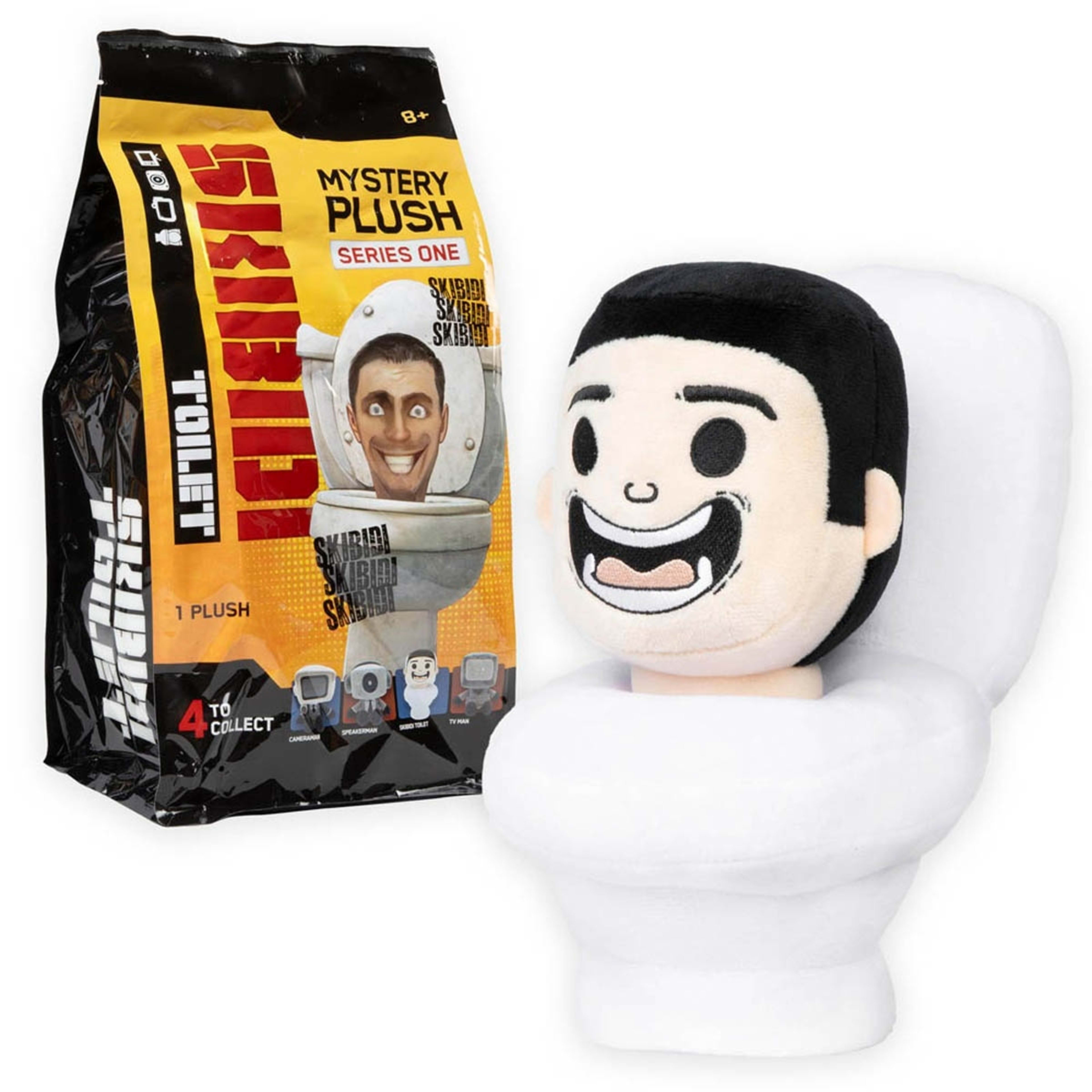 4 28cm Skibidi Toilet Mystery Plush Series One - Assorted, 4 of 7