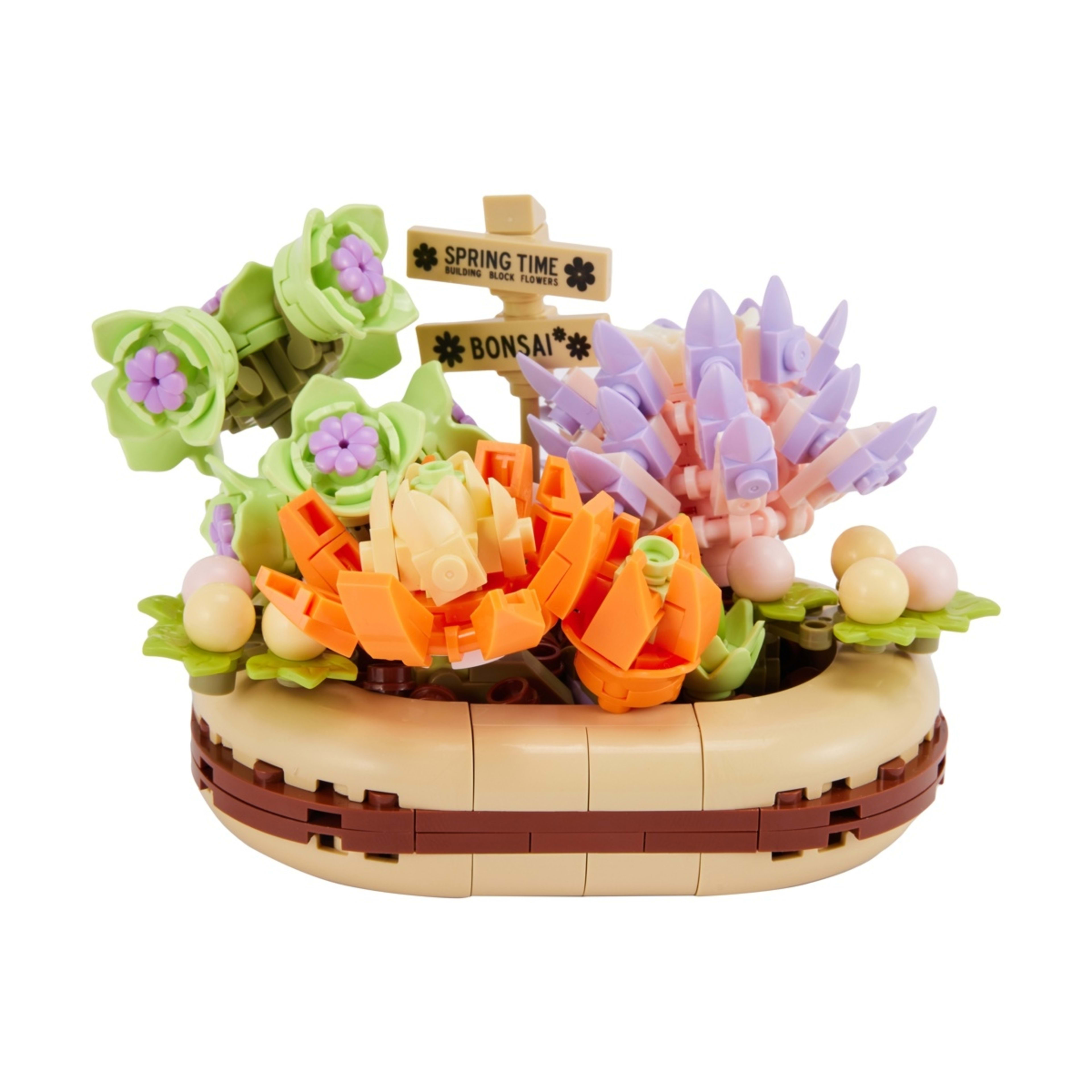 3 Mini Blocks Flower Series: Bonsai Series Playset - Assorted, 3 of 8