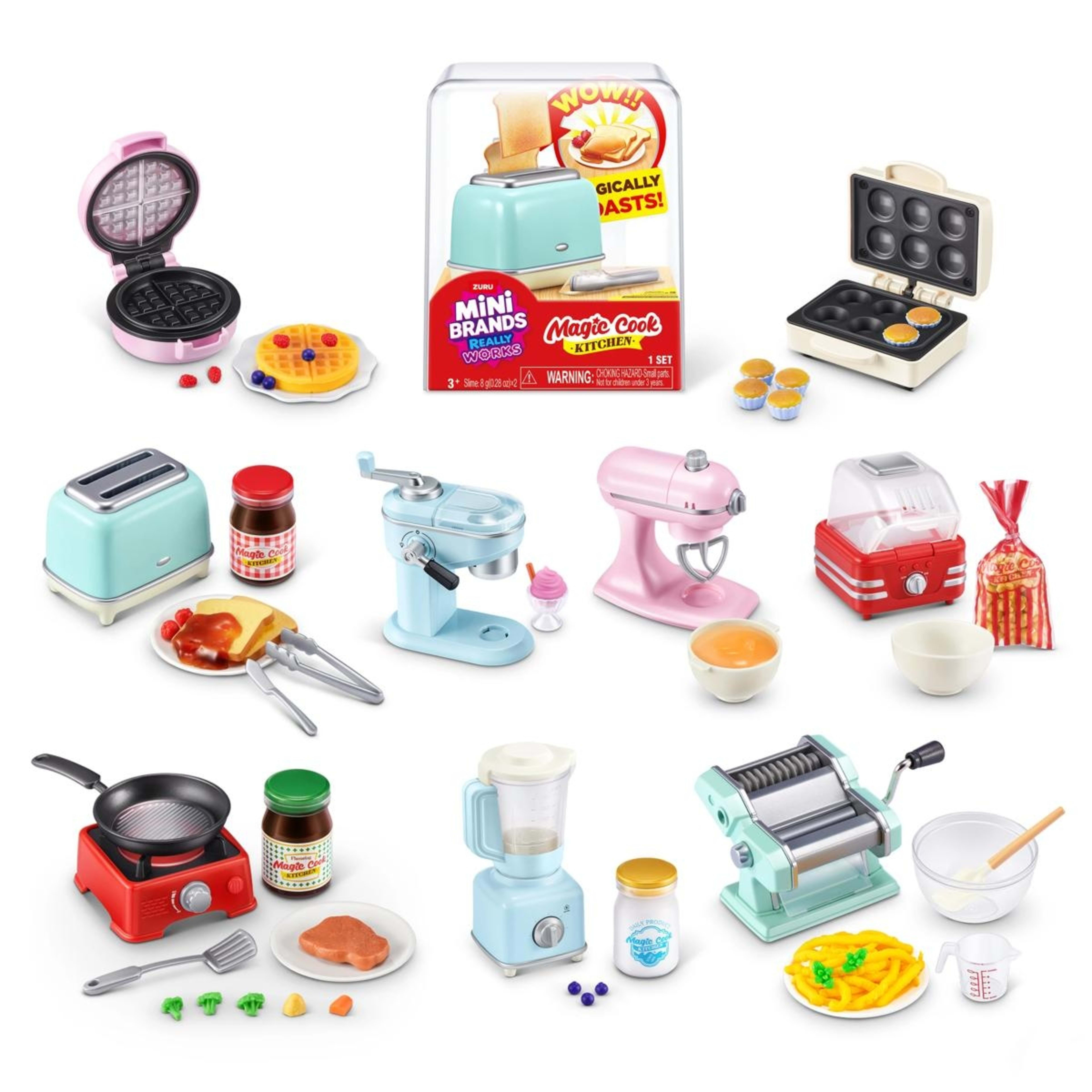 2 Mini Brands Really Works Magic Cook Kitchen Capsule Series 1 by ZURU - Assorted, 2 of 9