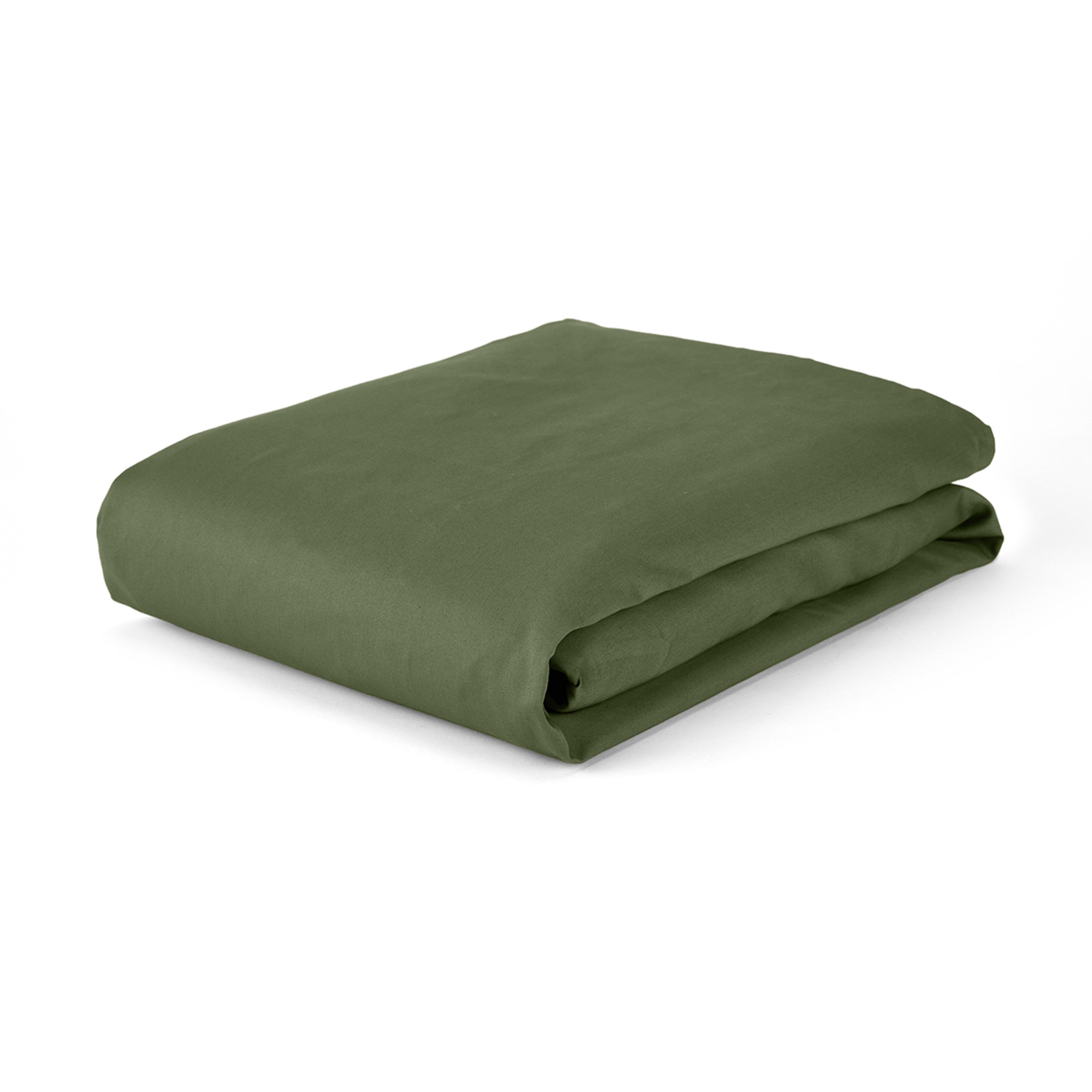 2 500 Thread Count Australian Grown Cotton Fitted Sheet - Queen Bed, Forest, 2 of 4