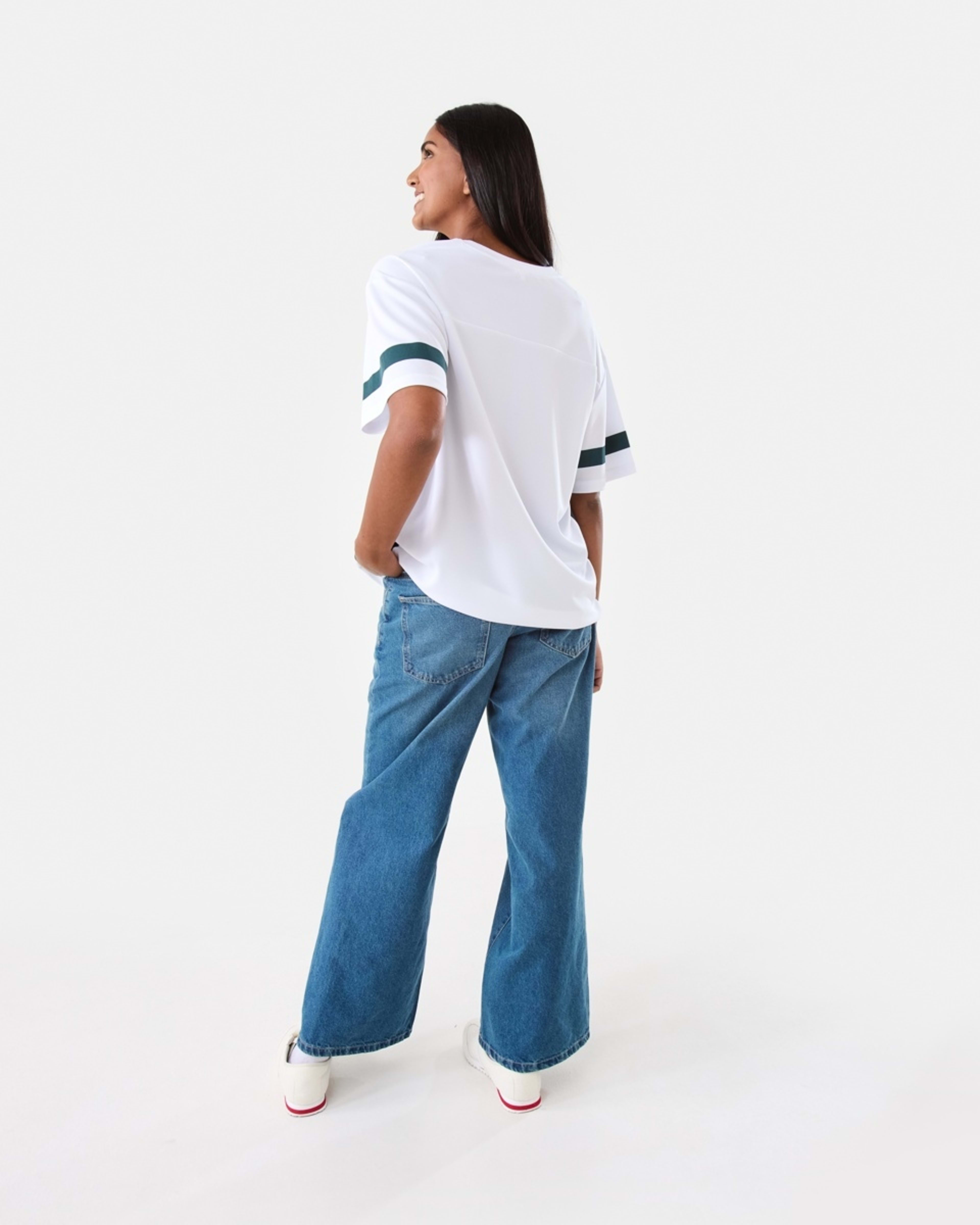 4 Short Sleeve Oversized Varsity Top La 94, 4 of 8