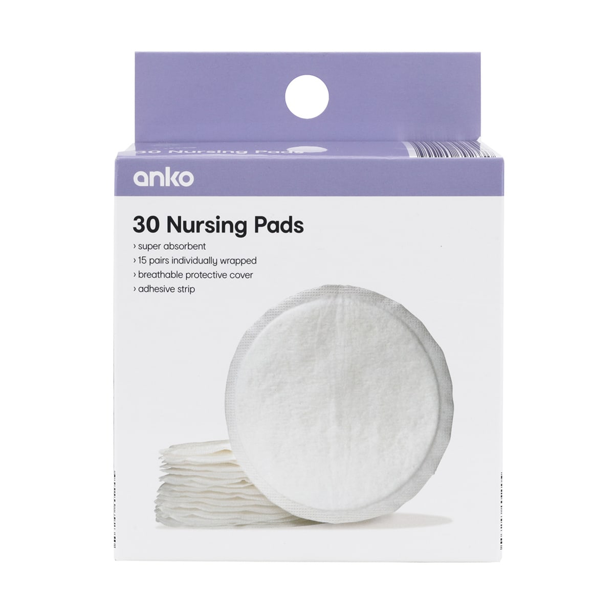 30 Pack Nursing Pads Kmart