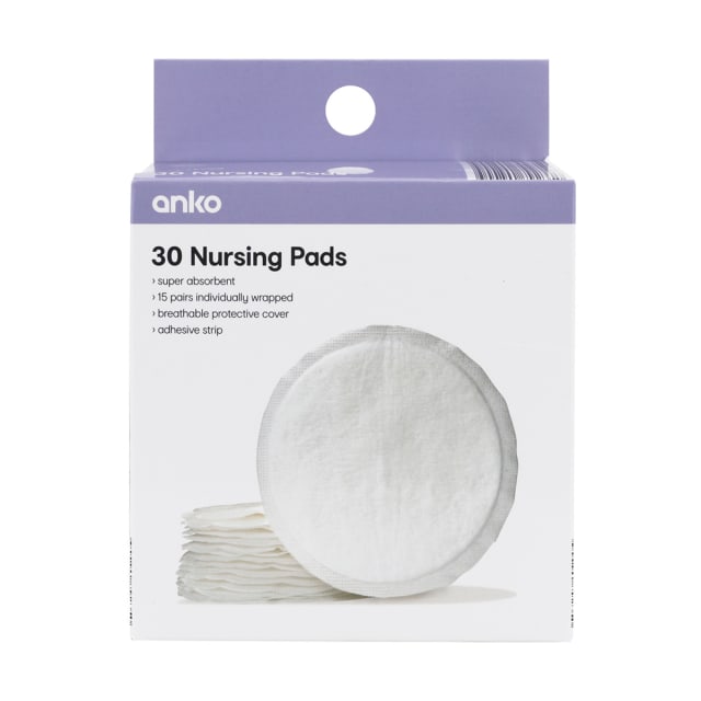 30 Pack Nursing Pads Kmart