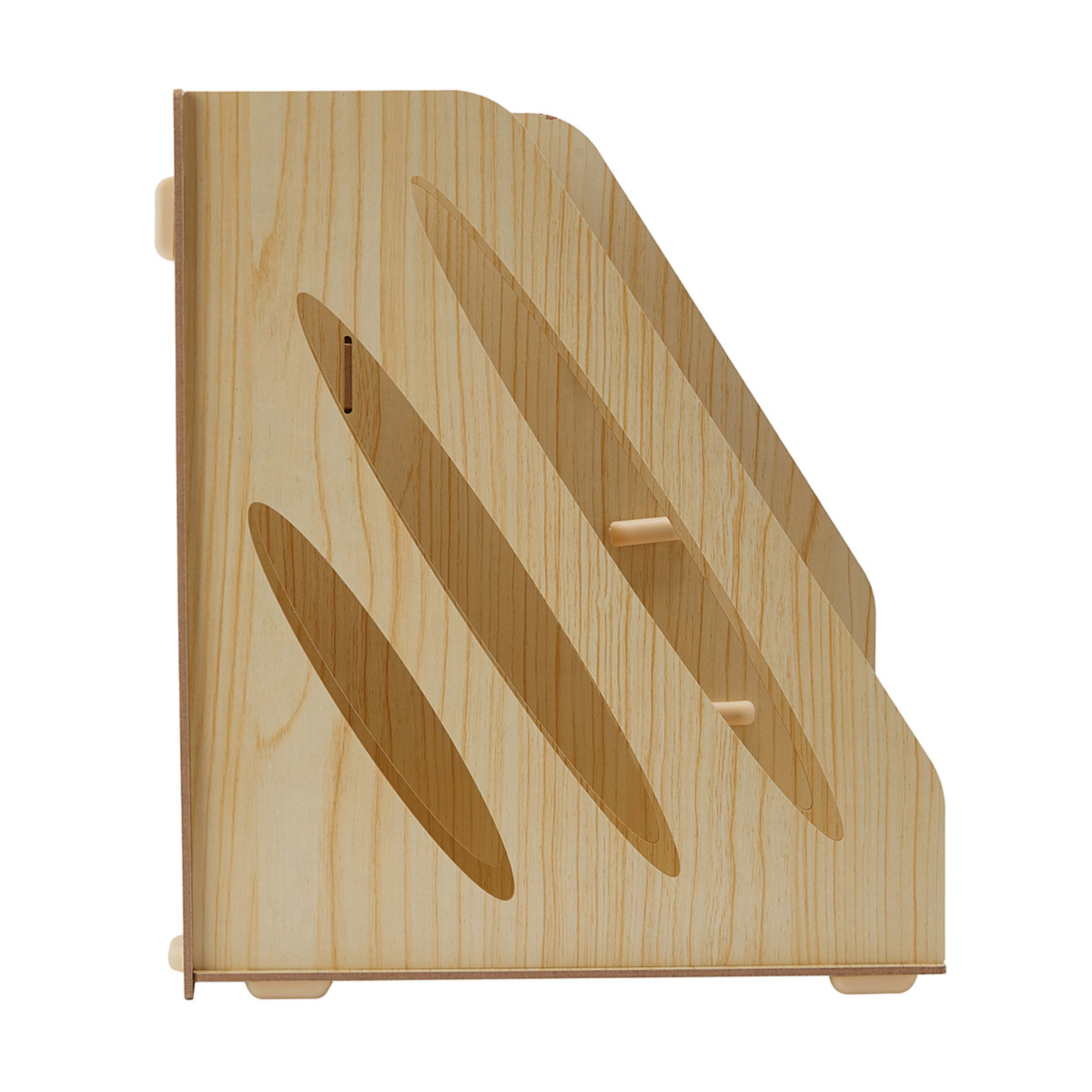 Desk Organiser Wood Look Kmart