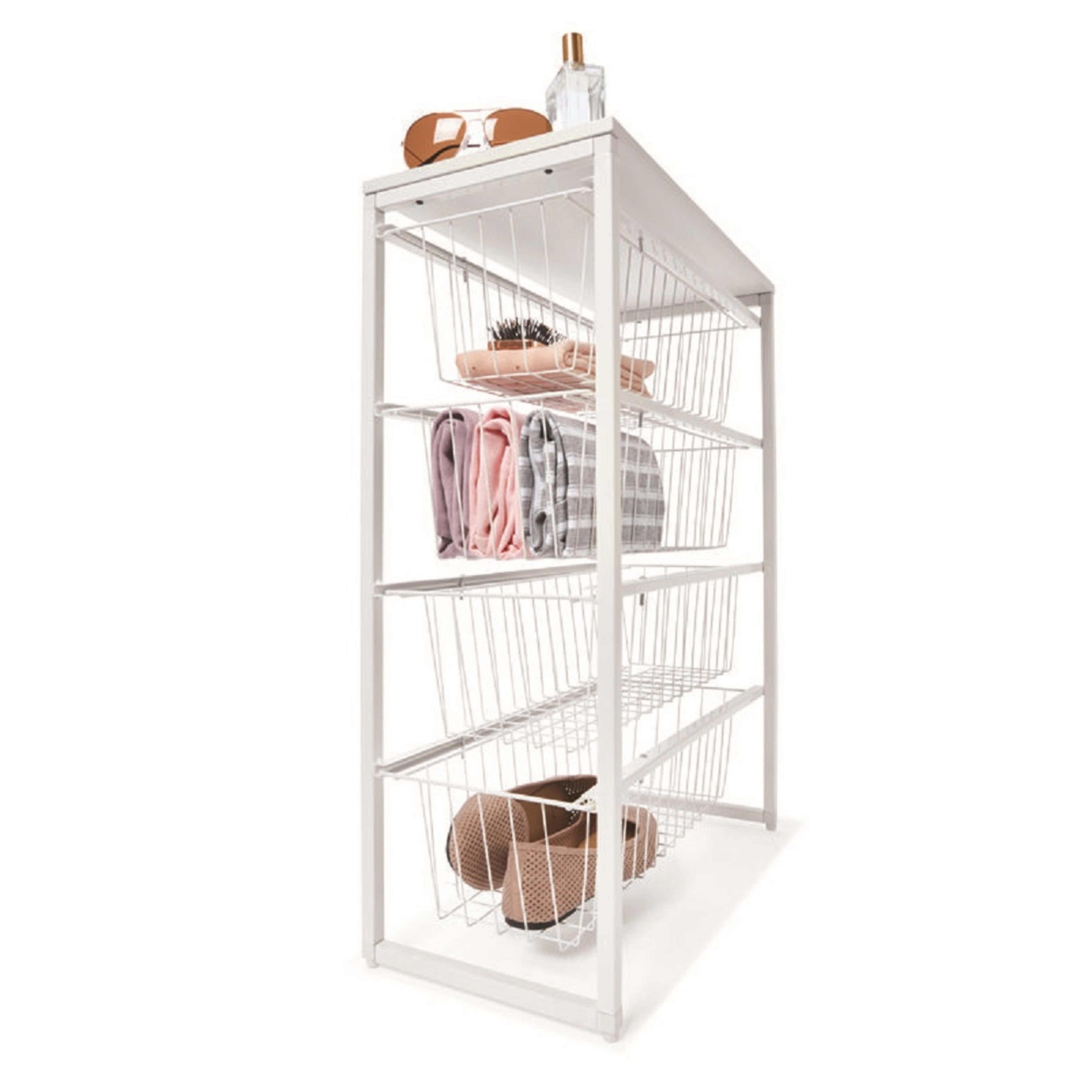 4 Drawer Narrow Wire Unit Kmart