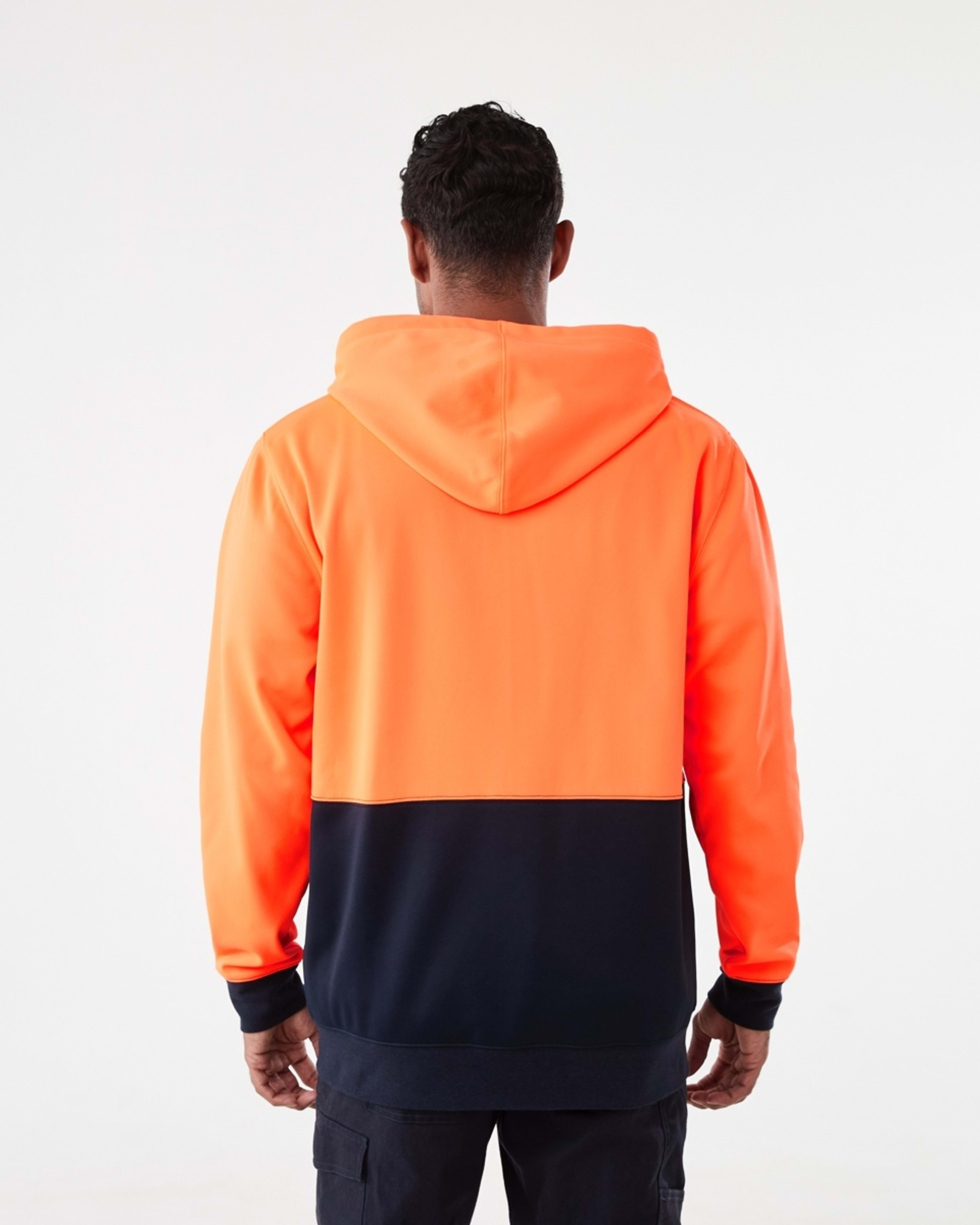 4 Hi-Visibility Zip Through Hoodie Orange, 4 of 7