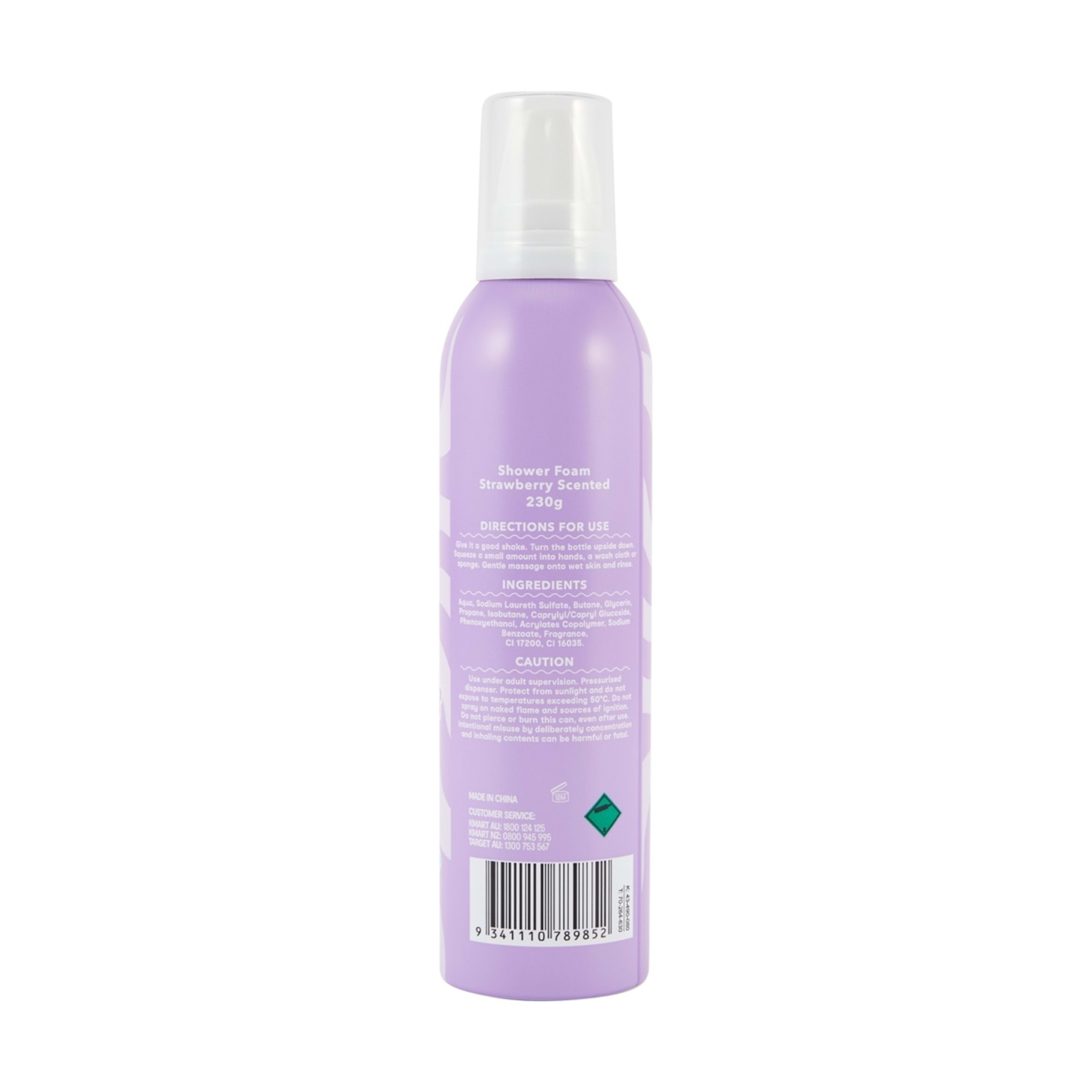 4 OXX Bodycare Shower Foam 230g - Strawberry Scented, 4 of 4