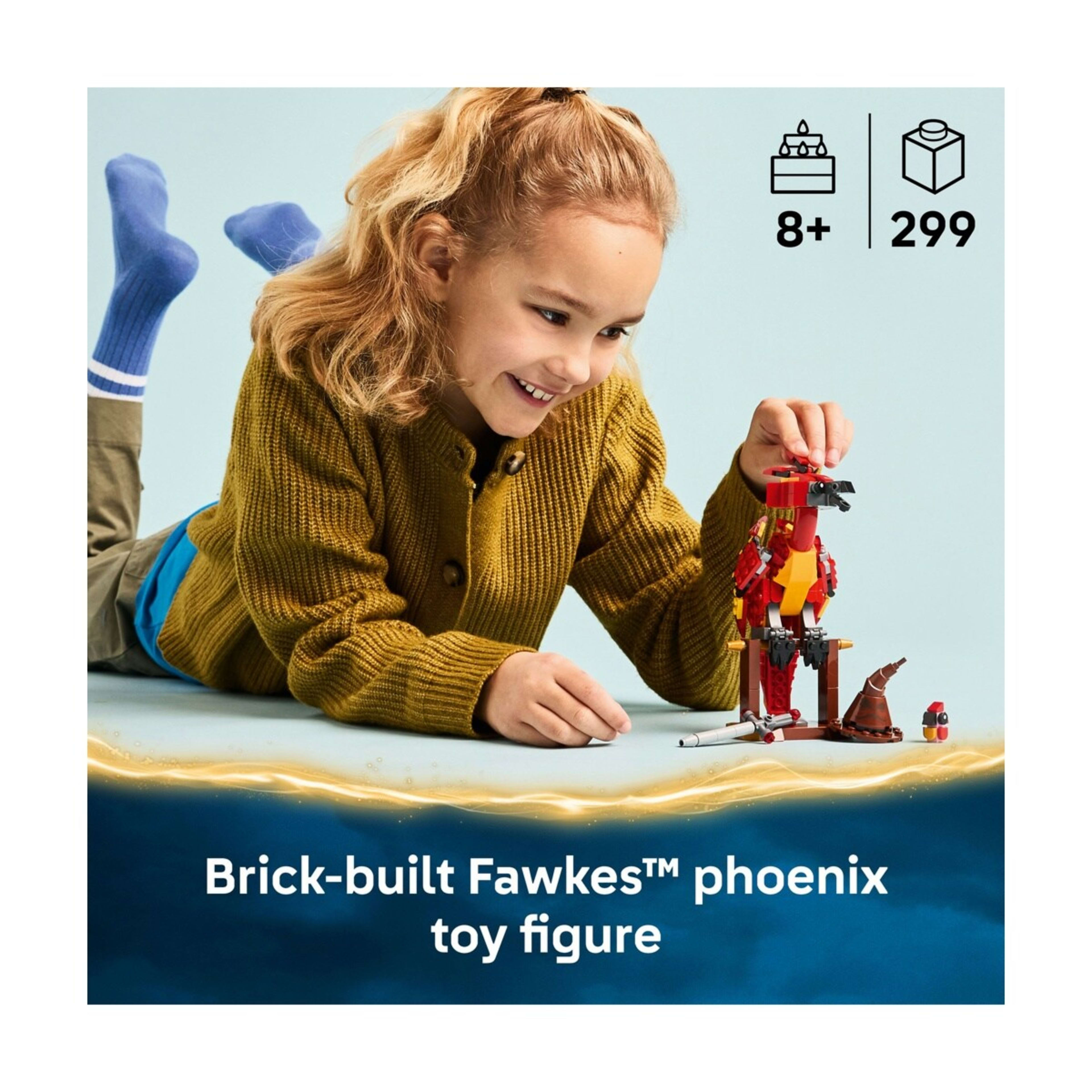 3 LEGO Harry Potter Fawkes: Dumbledore’s Phoenix 76448, 3 of 10