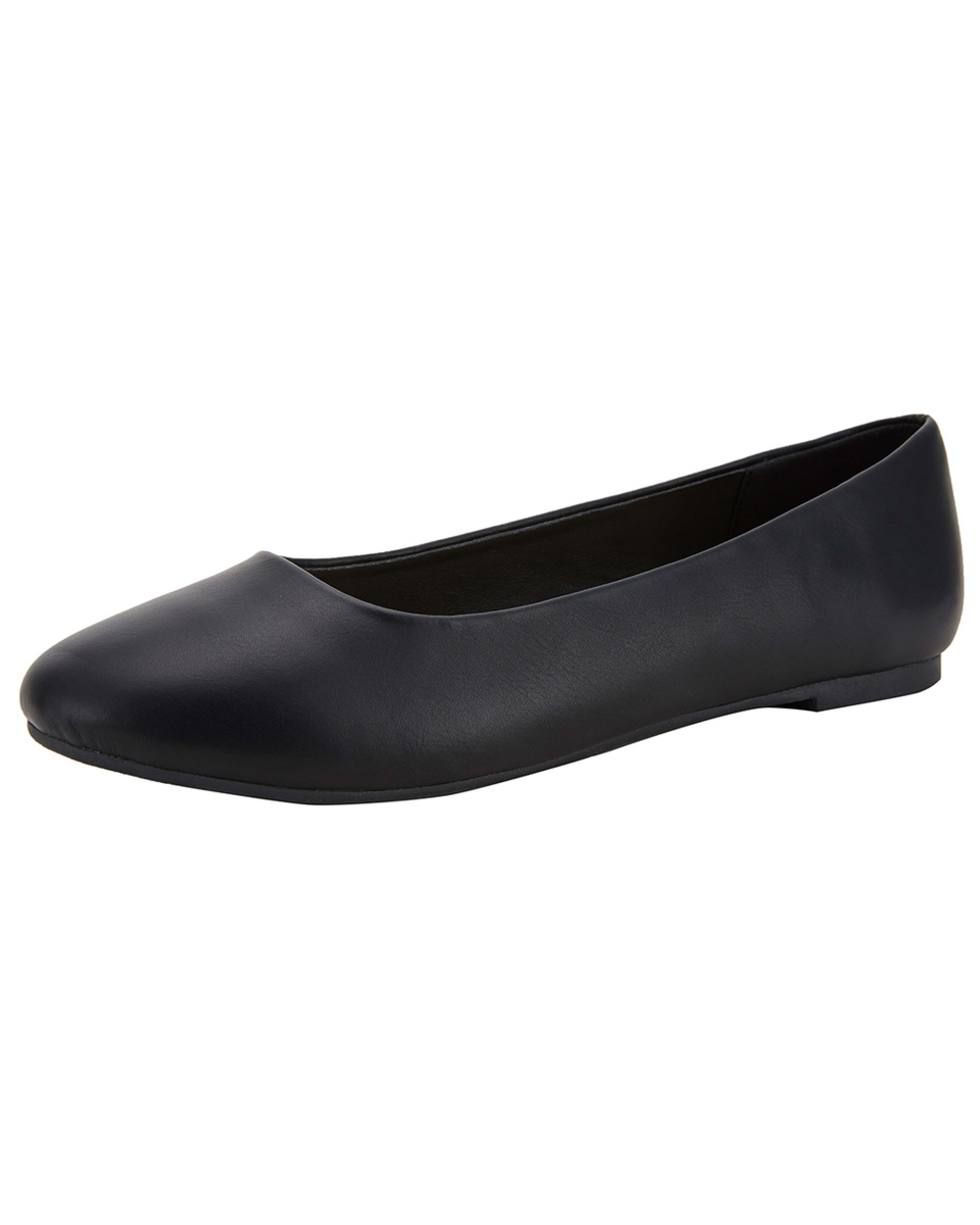 2 Round Toe Flats BLACK, 2 of 5