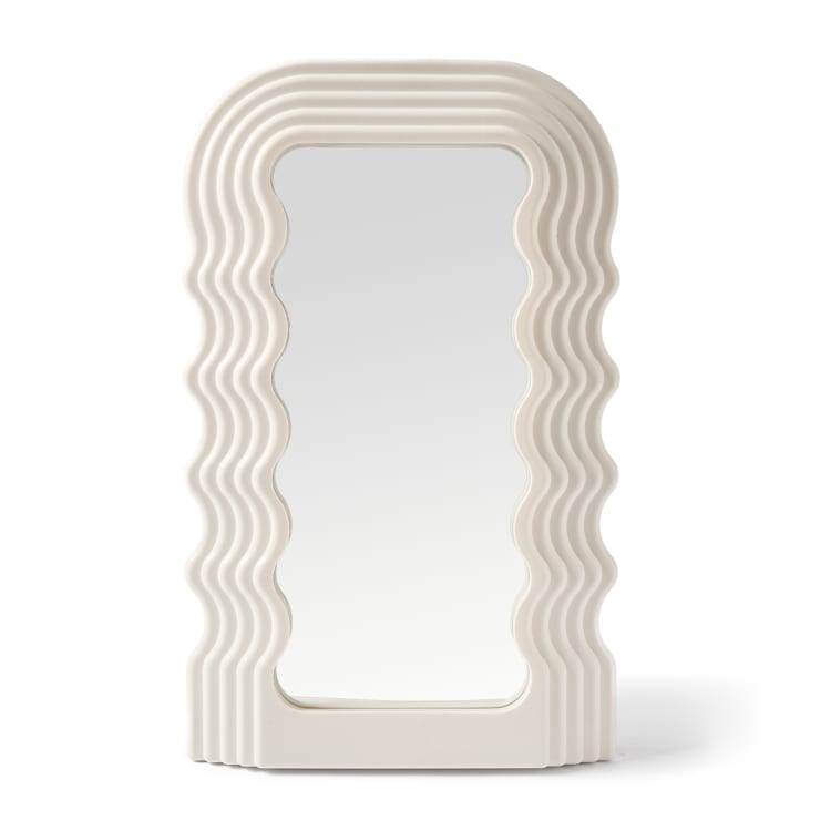 Wavy Mirror - White - Kmart