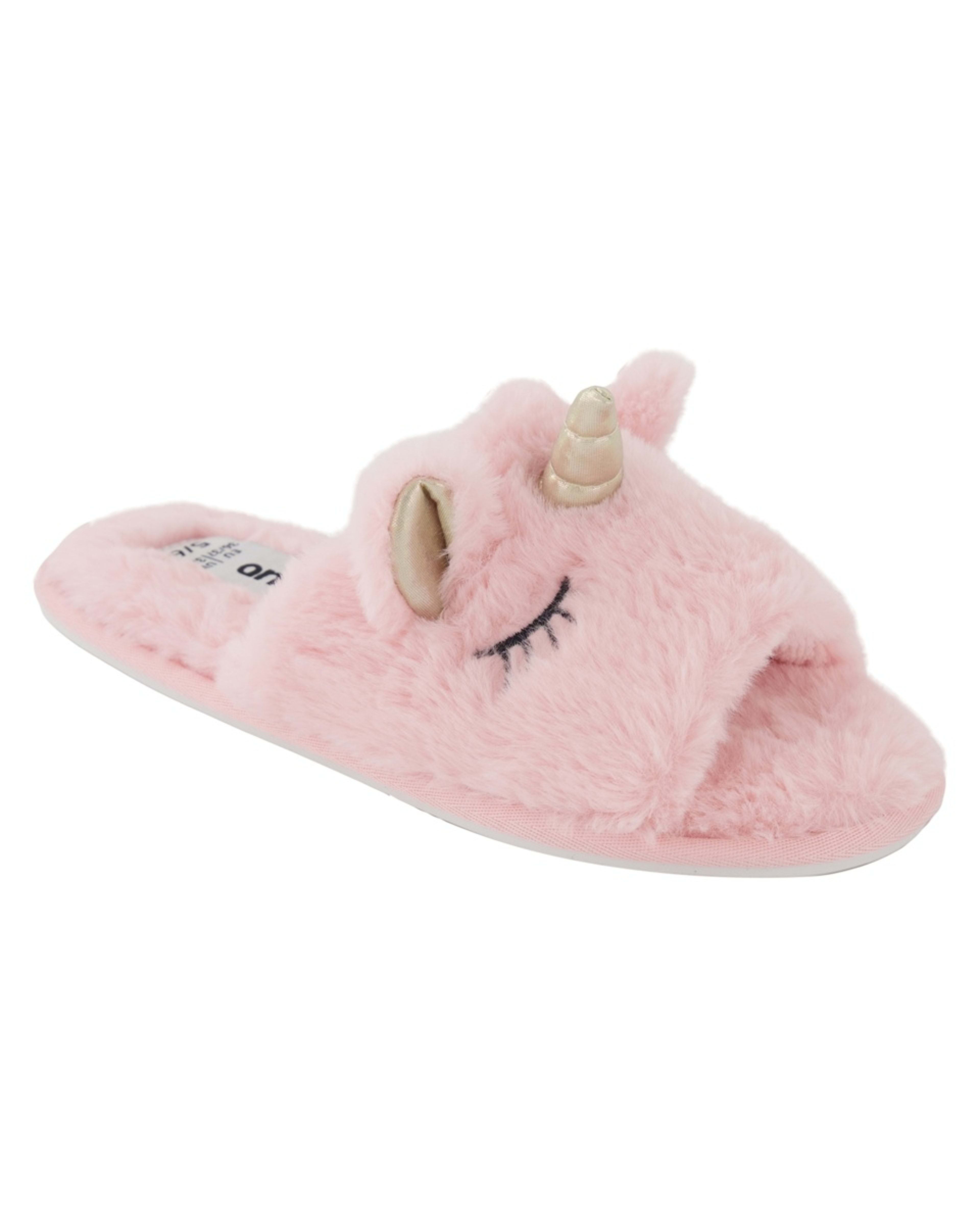 1 Novelty Animal Scuffs Unicornpnk