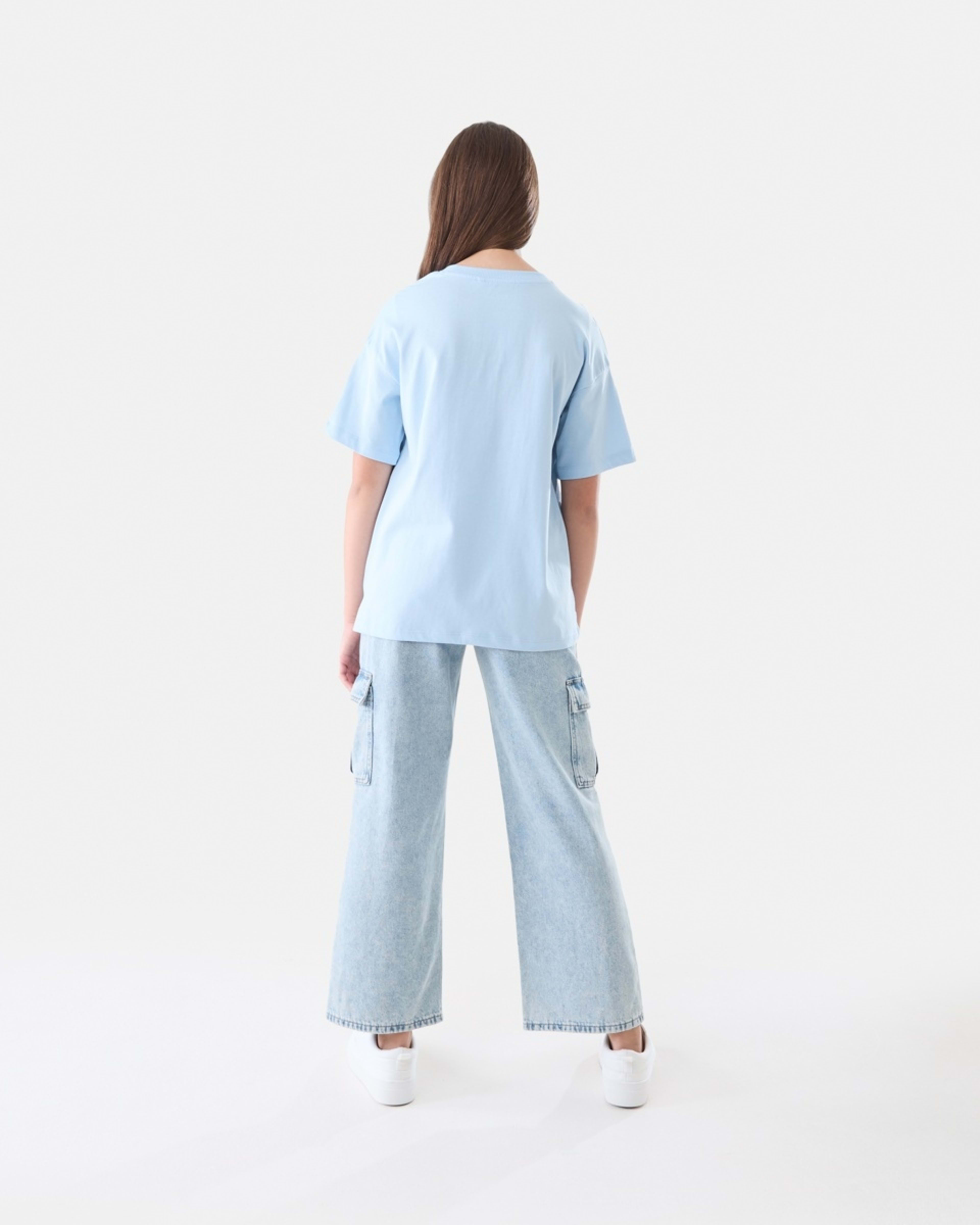 6 Oversized T-shirt Blu Lemon, 6 of 6