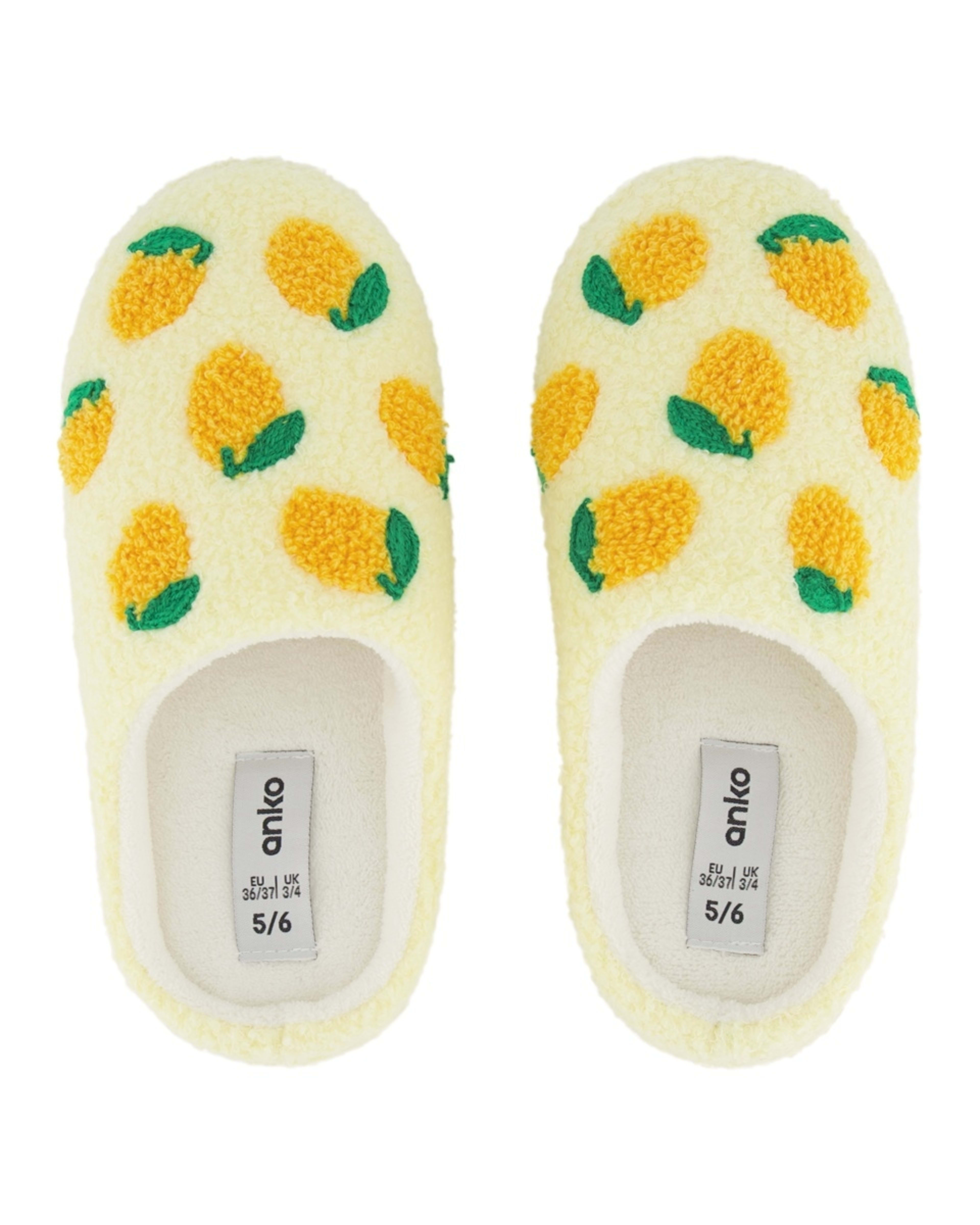 2 Basic Print Scuffs LEMONS, 2 of 3