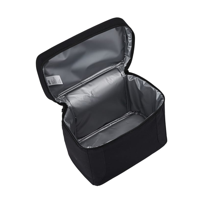 Black Insulated Soft Cold Box Lunch Bag - Kmart
