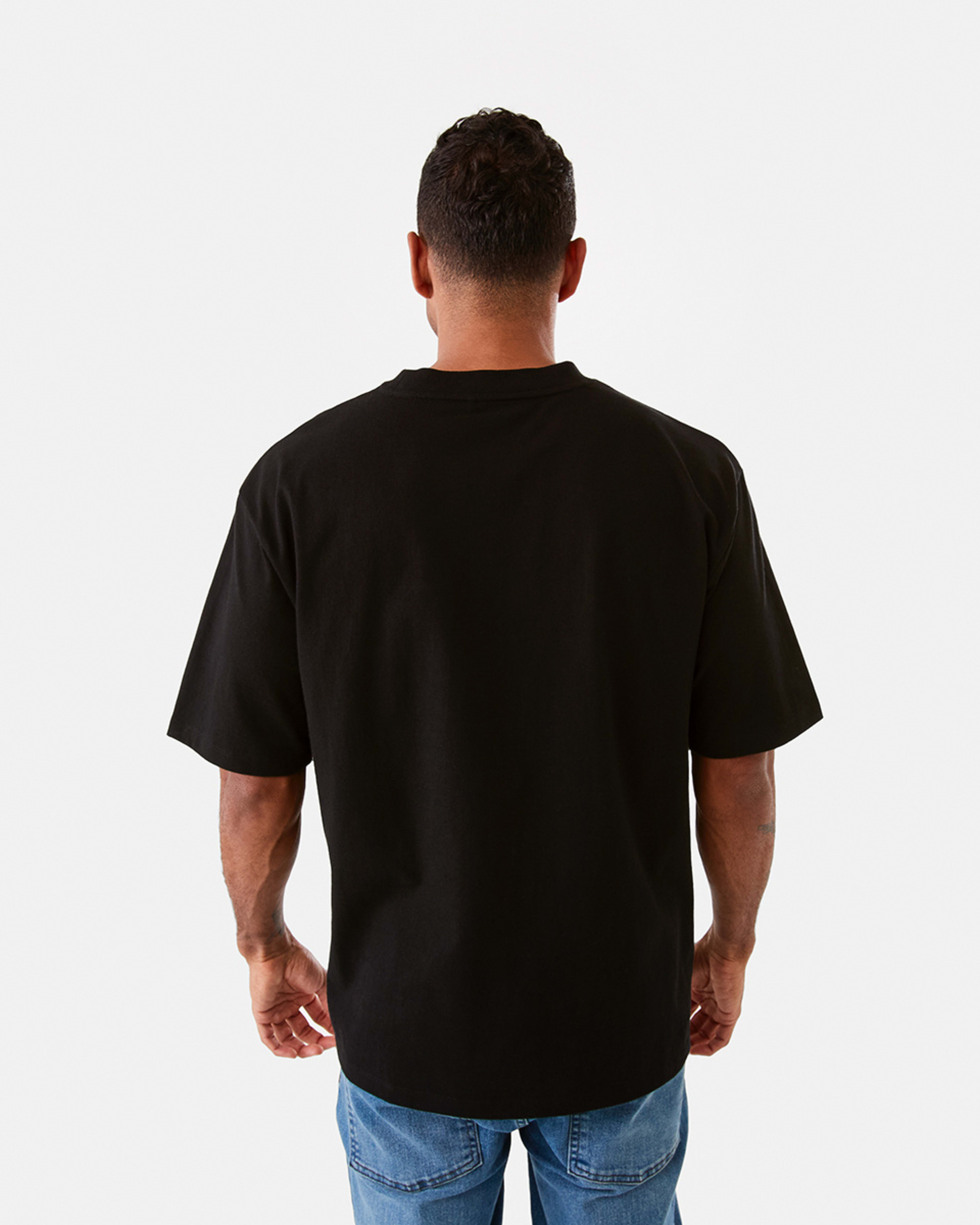 3 Oversized Heavyweight T-shirt Black, 3 of 6