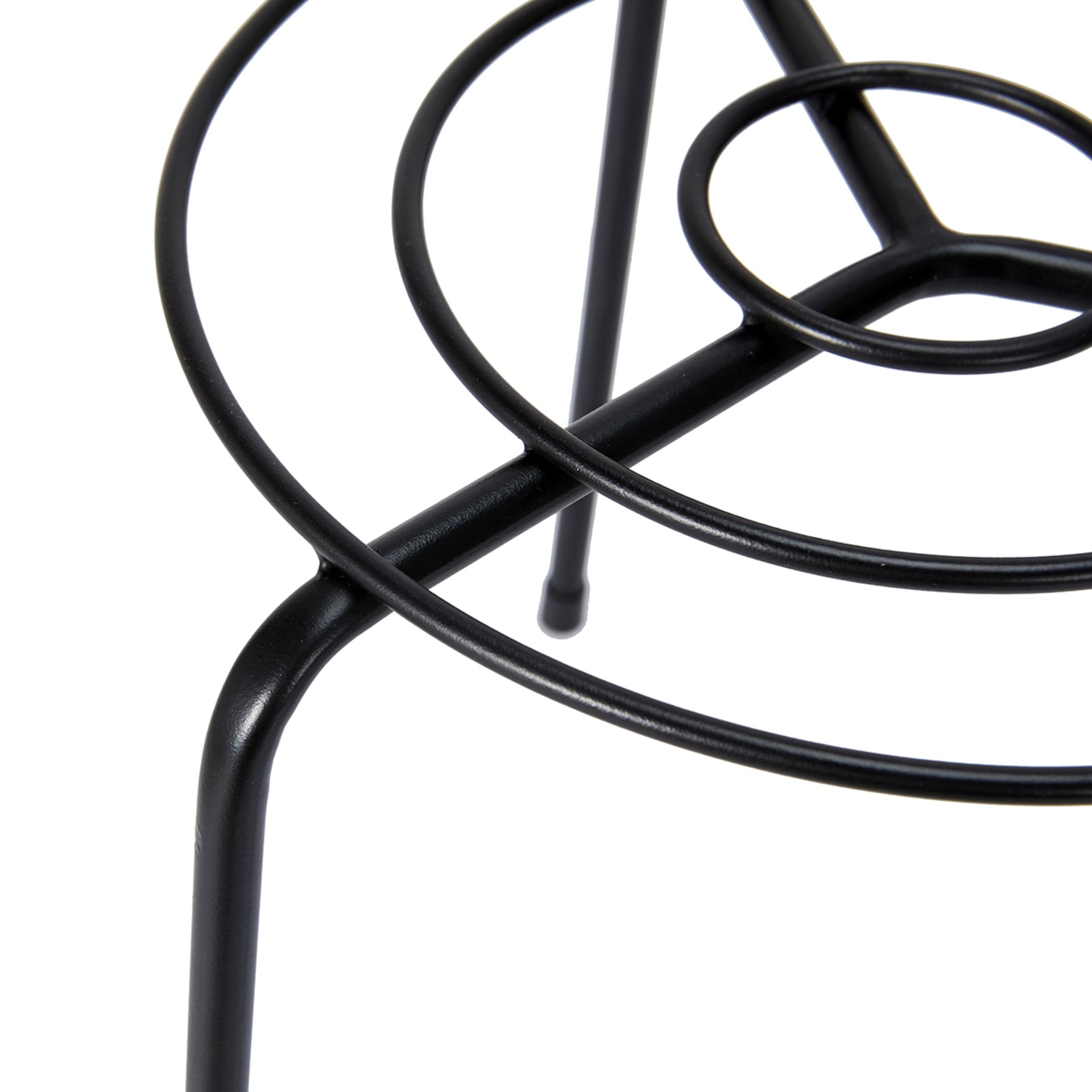Circular Pot Stand Black Kmart