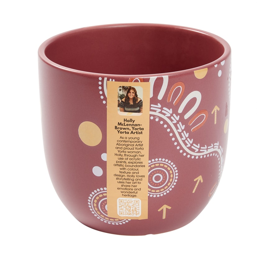 Leaving Footprints Plum Pot Kmart