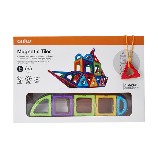 50 Piece Tiles Playset Kmart