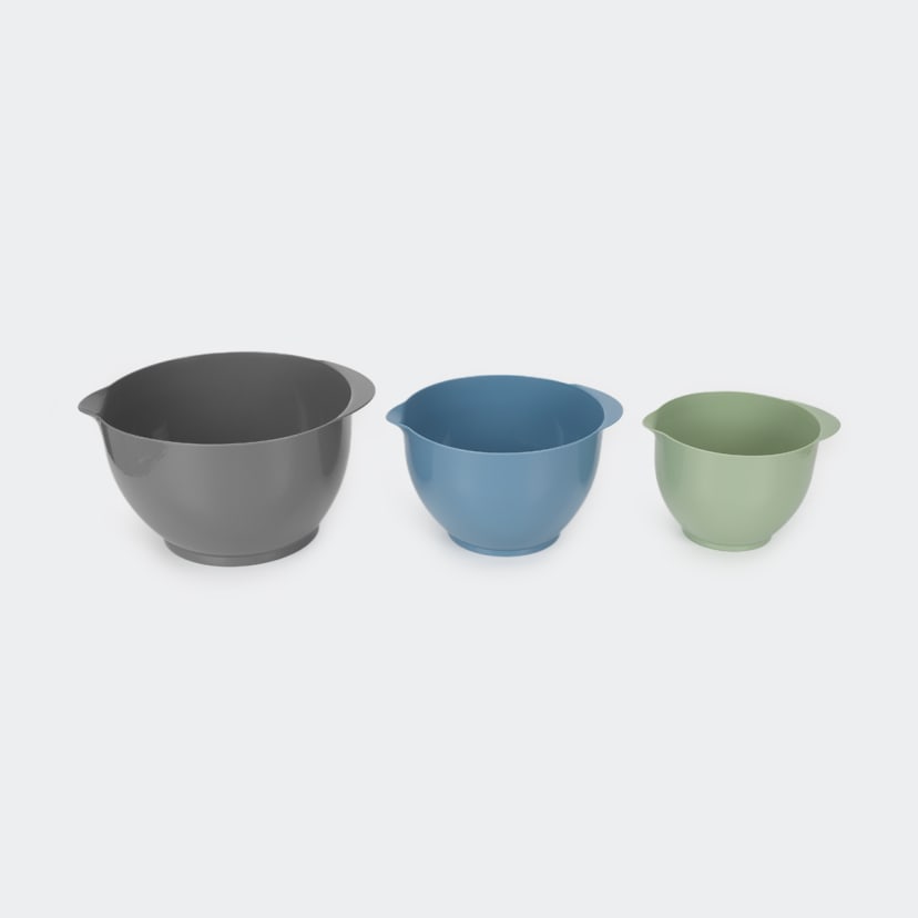 Set of 3 Plastic Mixing Bowls Kmart