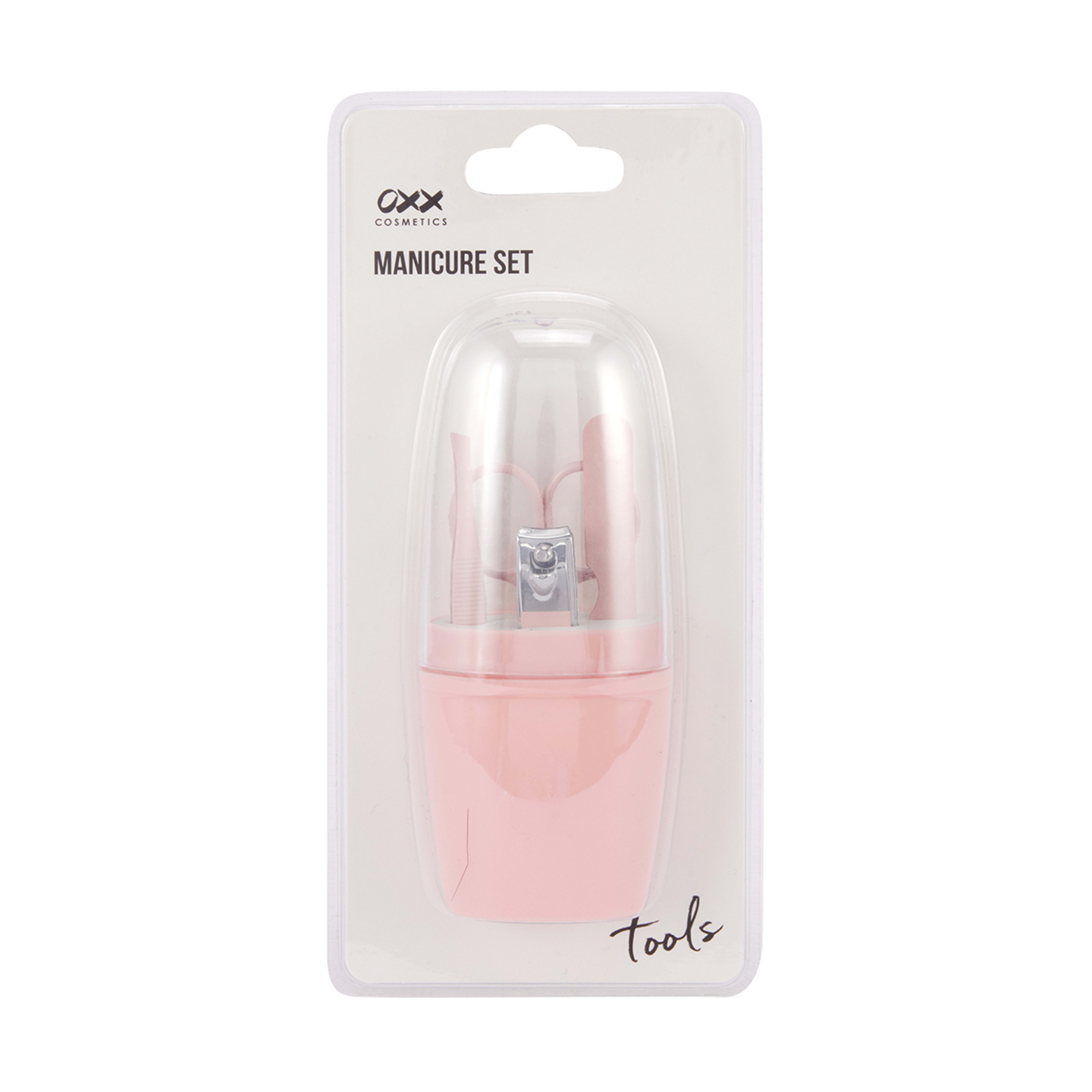 1 OXX Cosmetics 4 Piece Manicure Set - Pink, 1 of 9