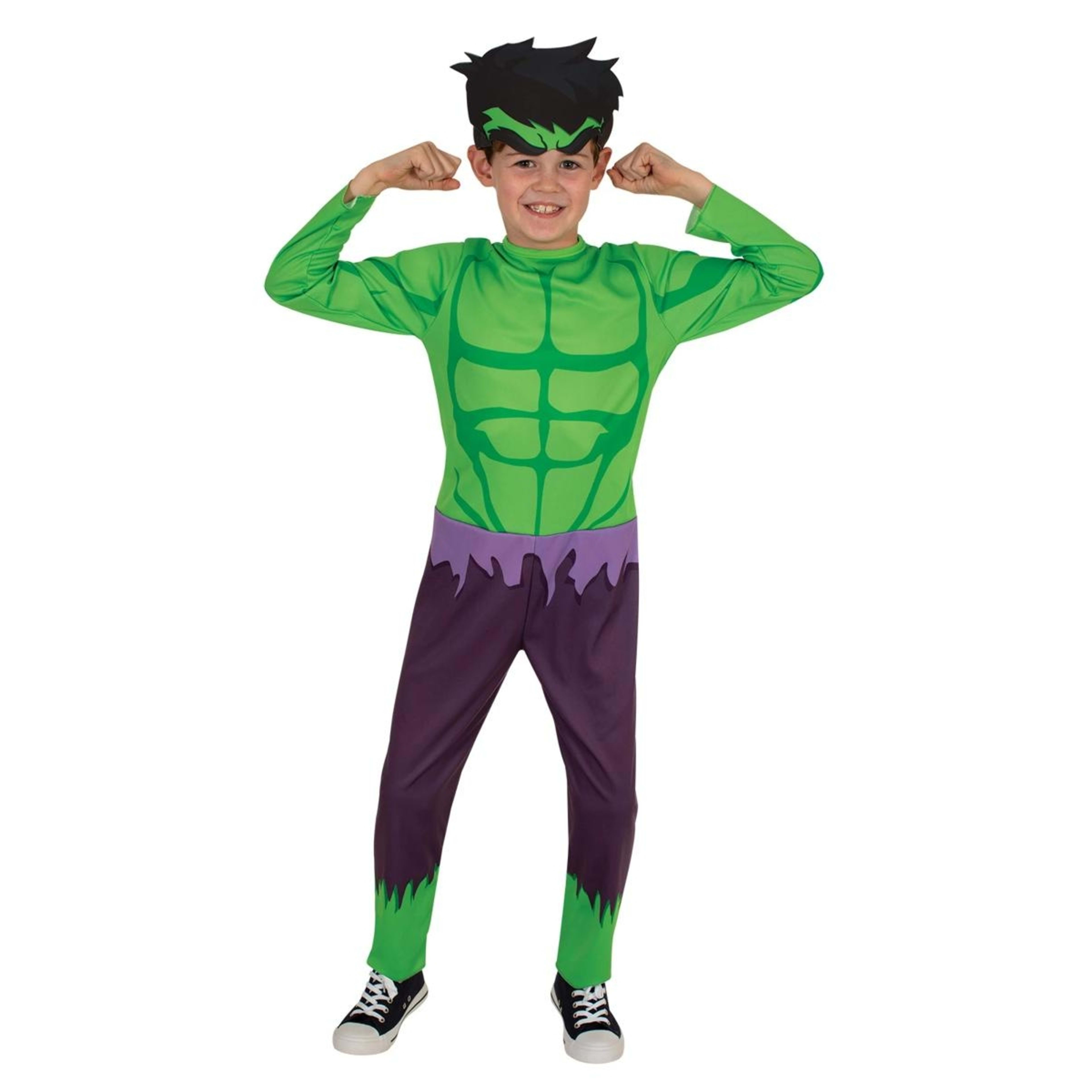 1 Marvel Avengers Hulk Costume - Ages 3-5, 1 of 5