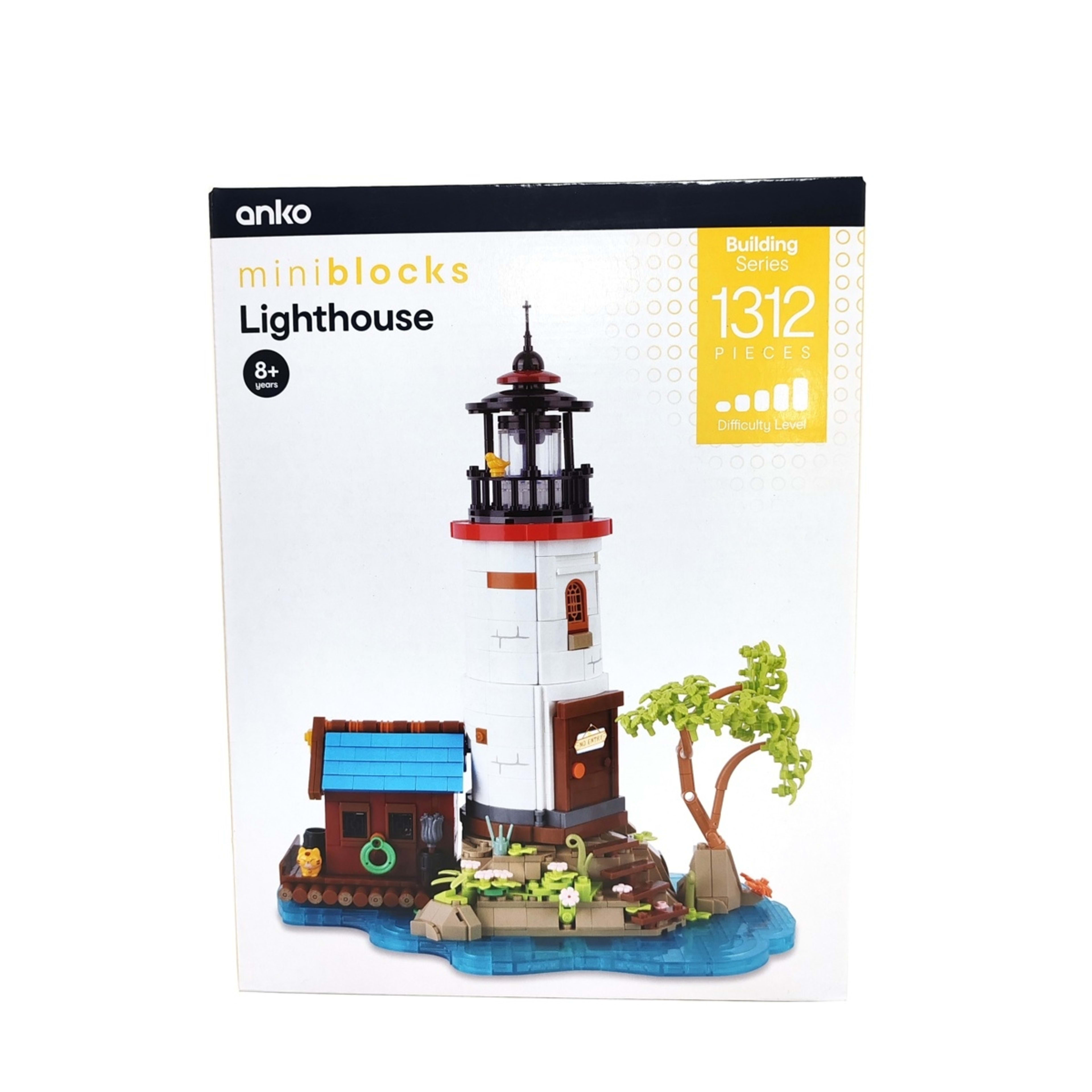 1 1312 Pieces Mini Blocks Building Series: Lighthouse