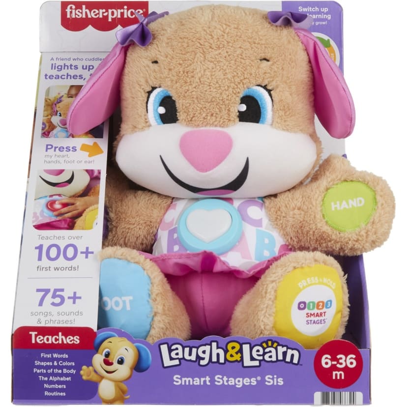 FisherPrice Laugh & Learn Smart Stages Sis Musical Plush Toy Kmart