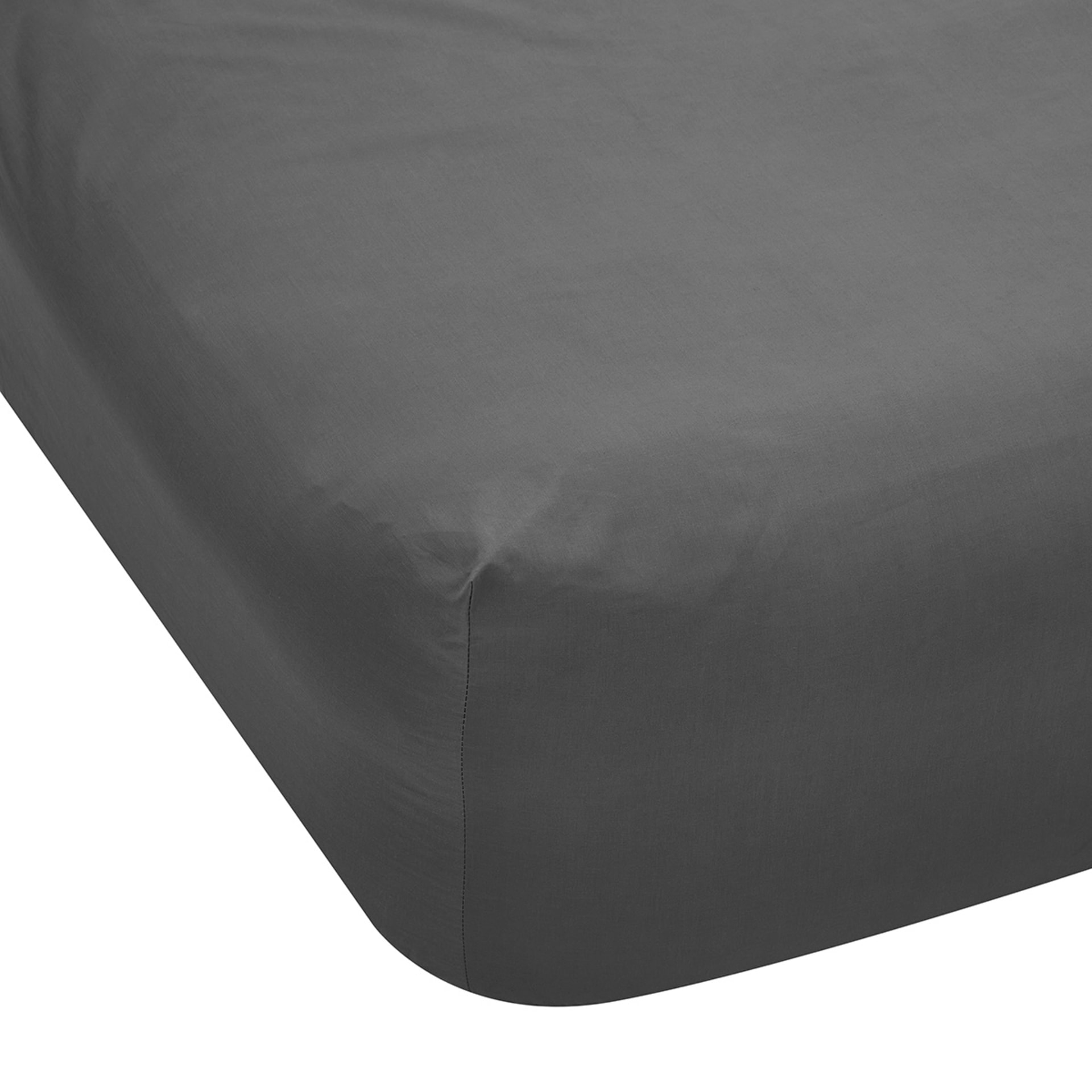 225 Thread Count Fitted Sheet Queen Bed, Grey Kmart