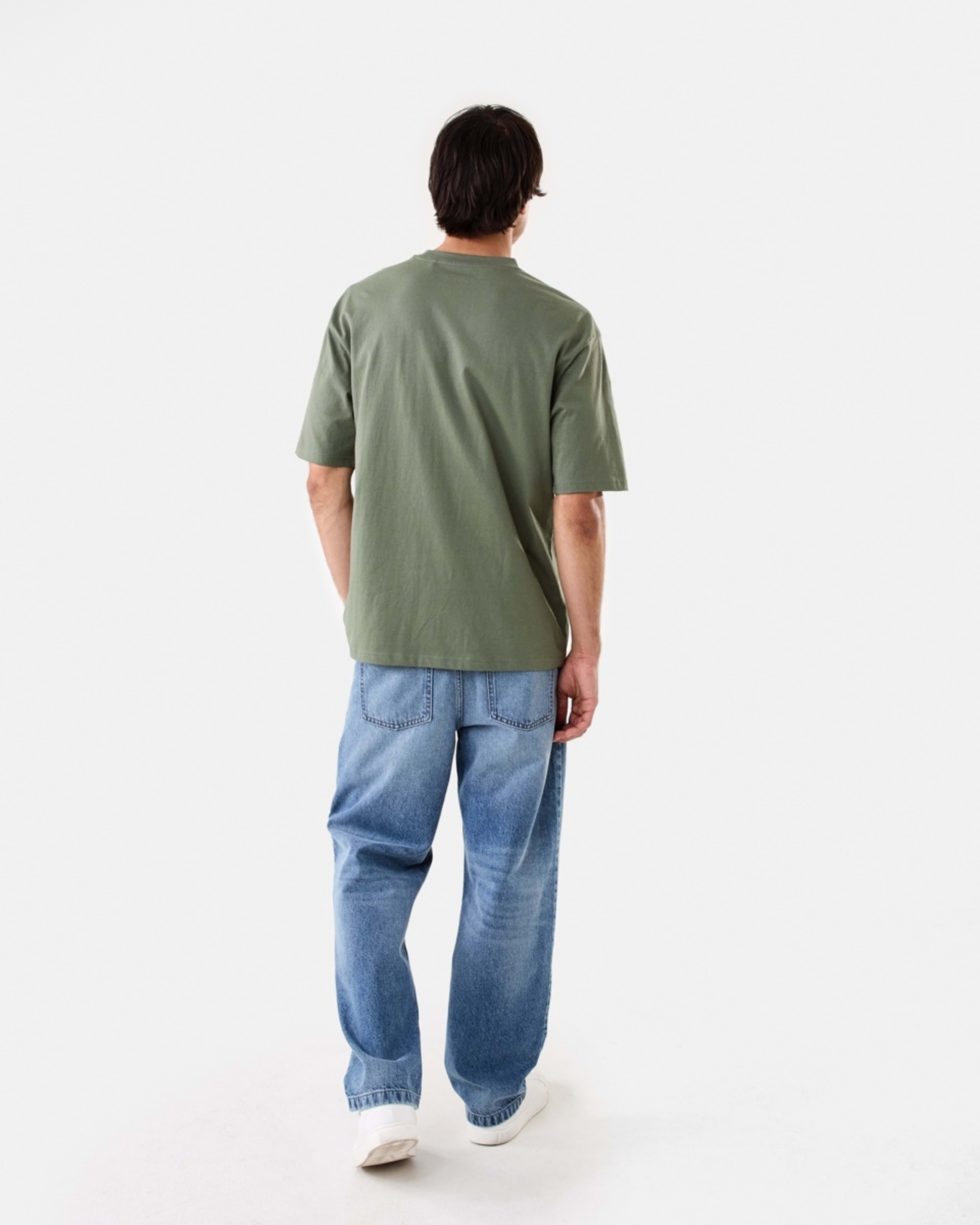 4 Oversized Print T-shirt Grn Agave, 4 of 10