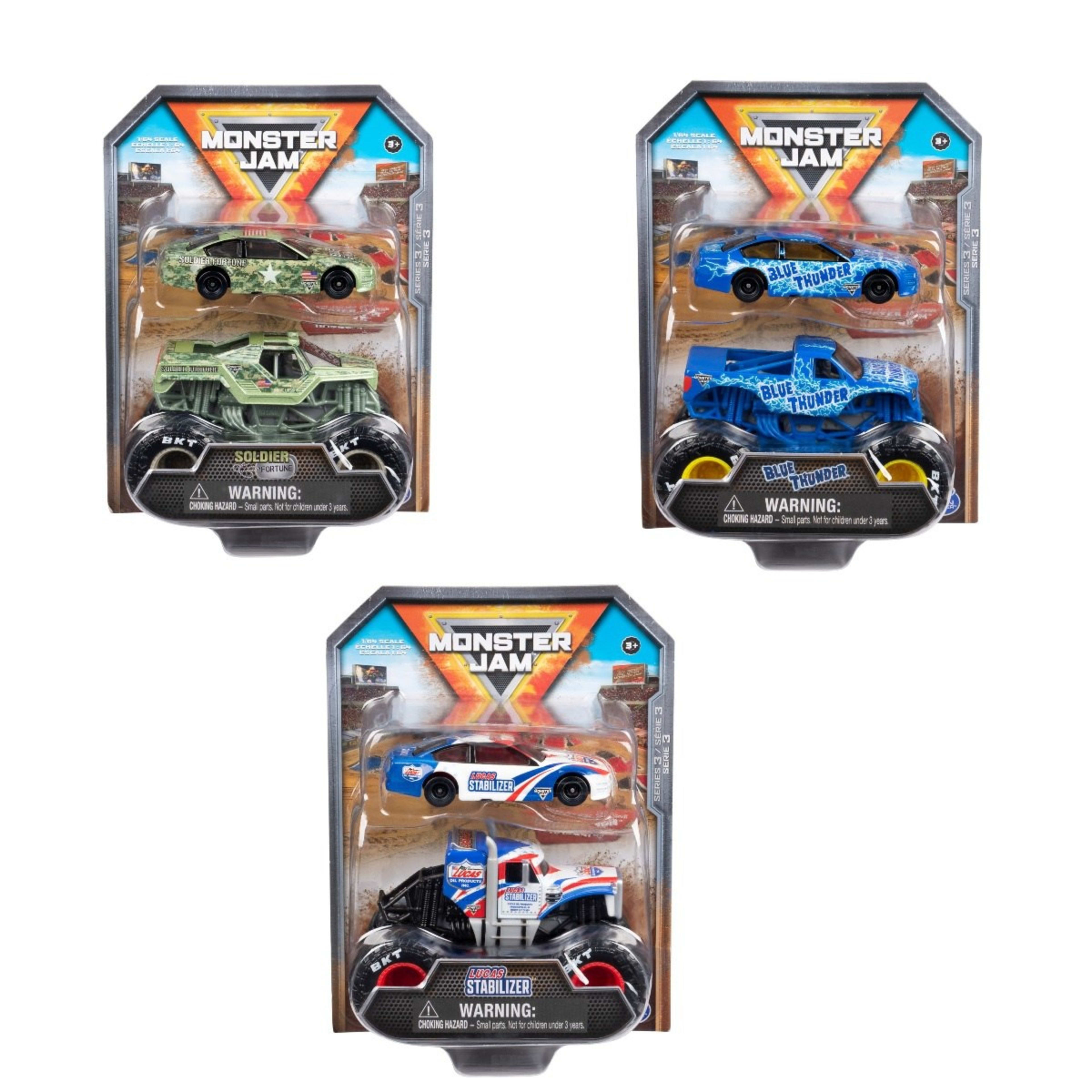 Monster Jam 164 Scale Truck and Race Car Set Assorted Kmart NZ