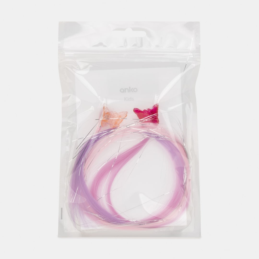 2 Pack Butterfly Mini Hair Extension Clips Kmart