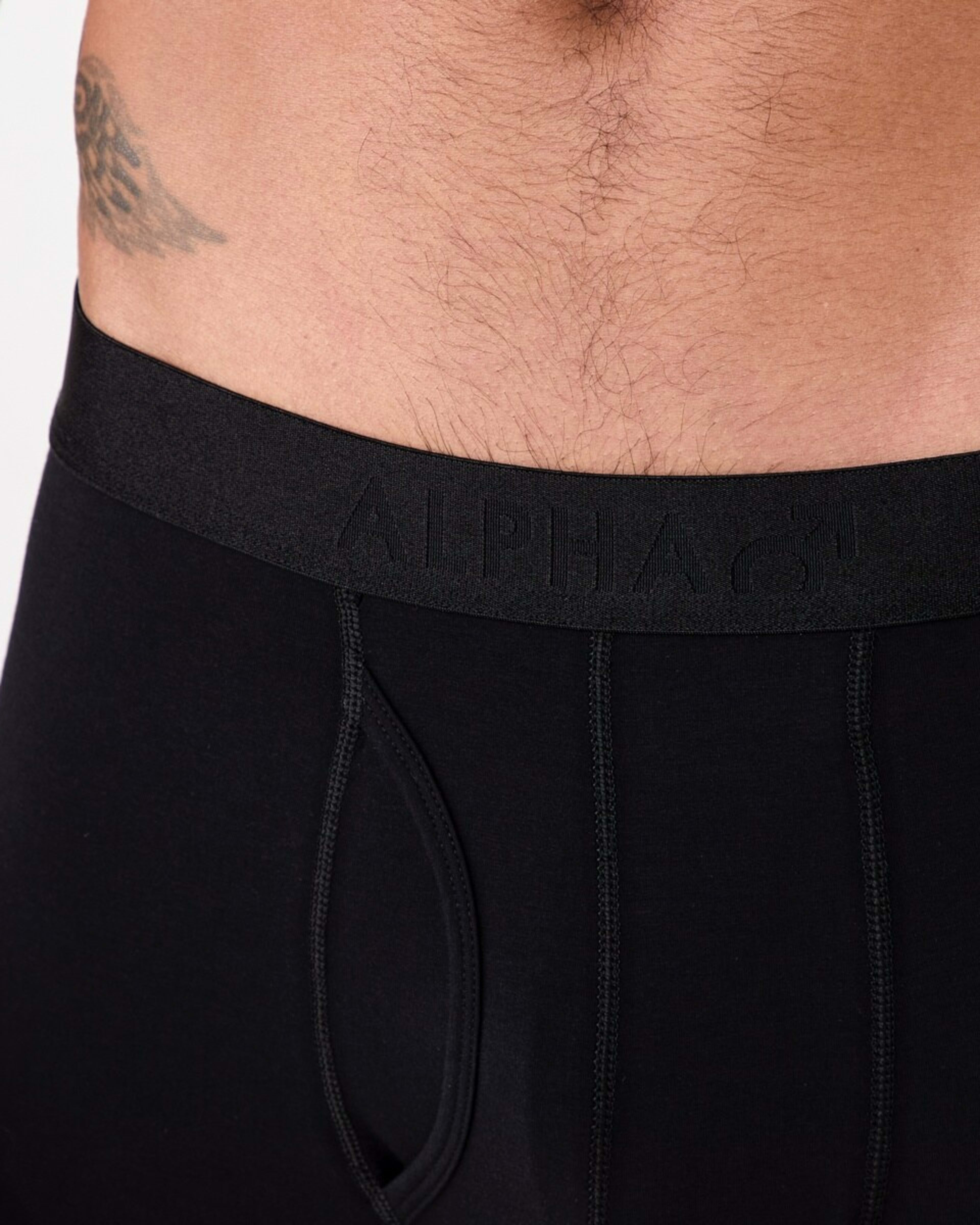 5 3 Pack Cotton Modal Trunks Black, 5 of 6