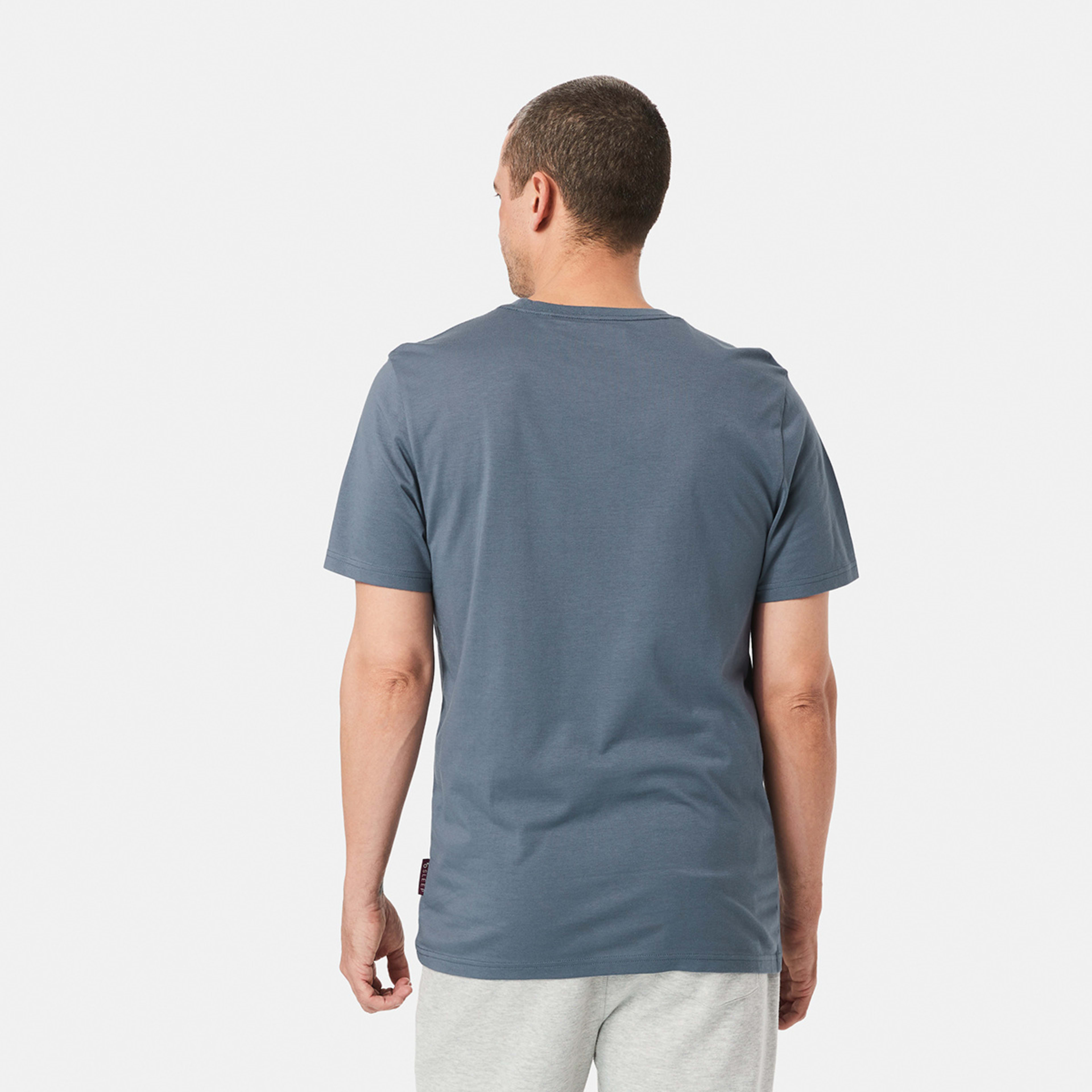 3 Short Sleeve Modal Blend Sleep Top Grisaille, 3 of 4