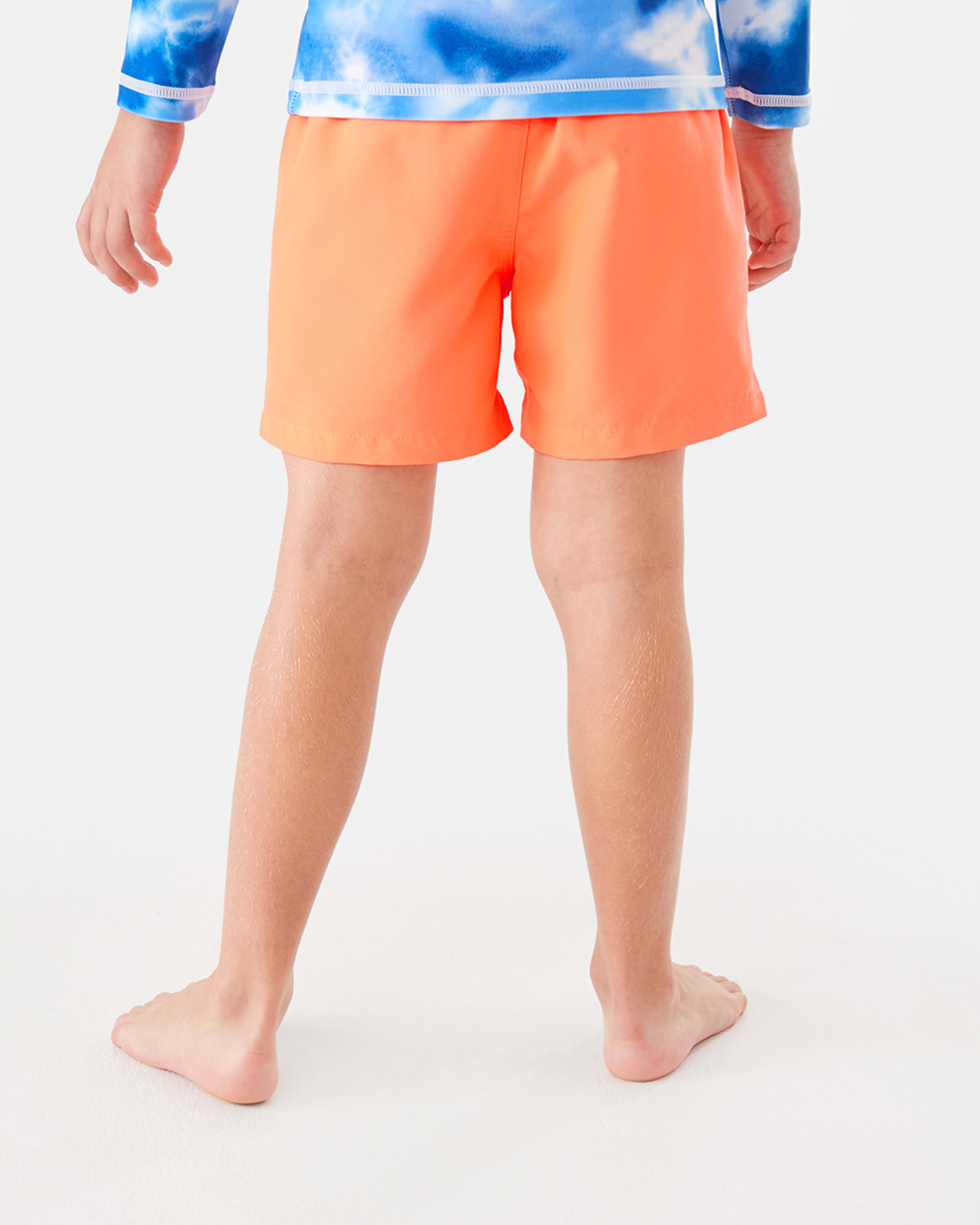 2 Plain Boardshorts Fluro Orng, 2 of 10