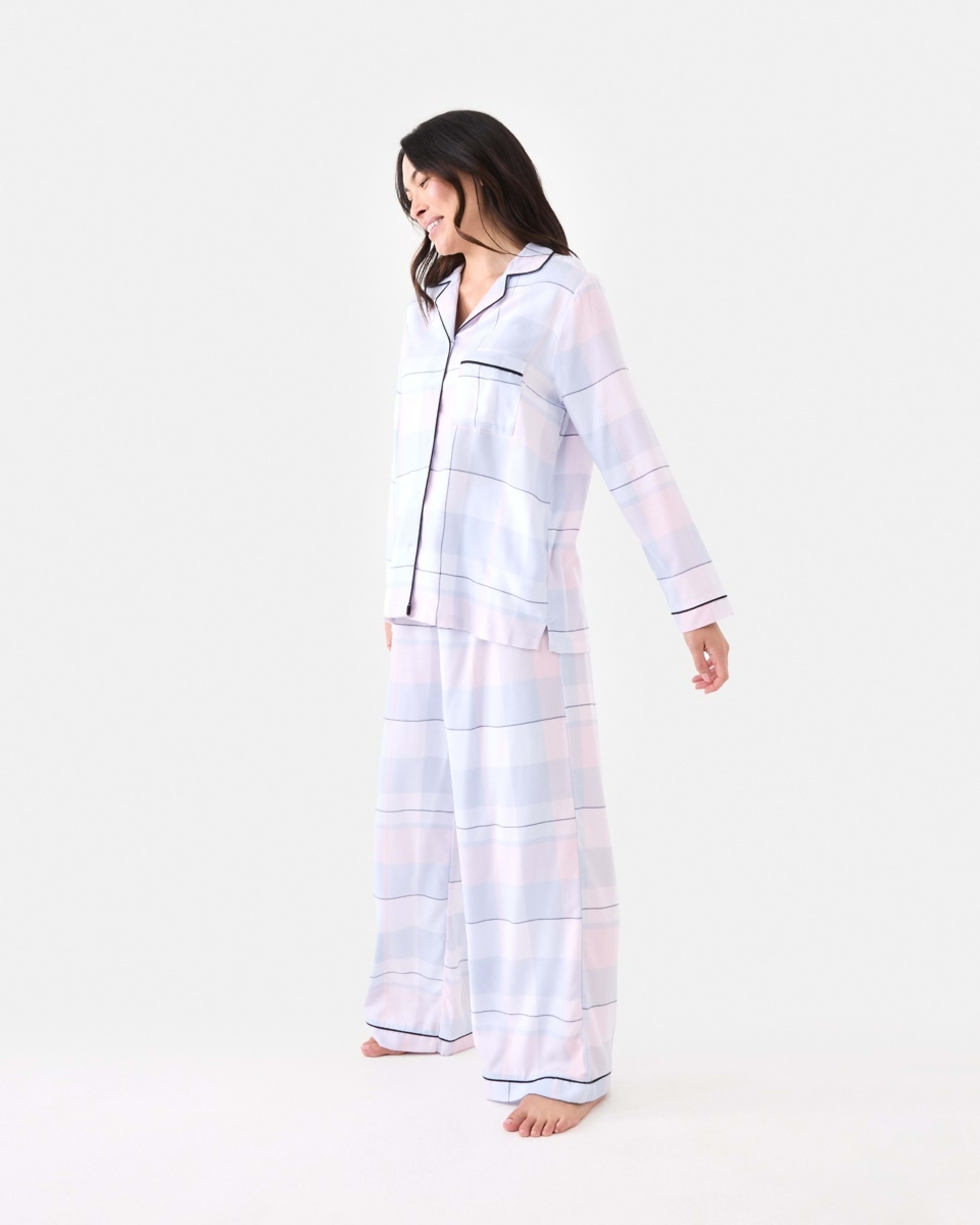 2 Classic Flannel Pyjama Set Soft Chk B, 2 of 6