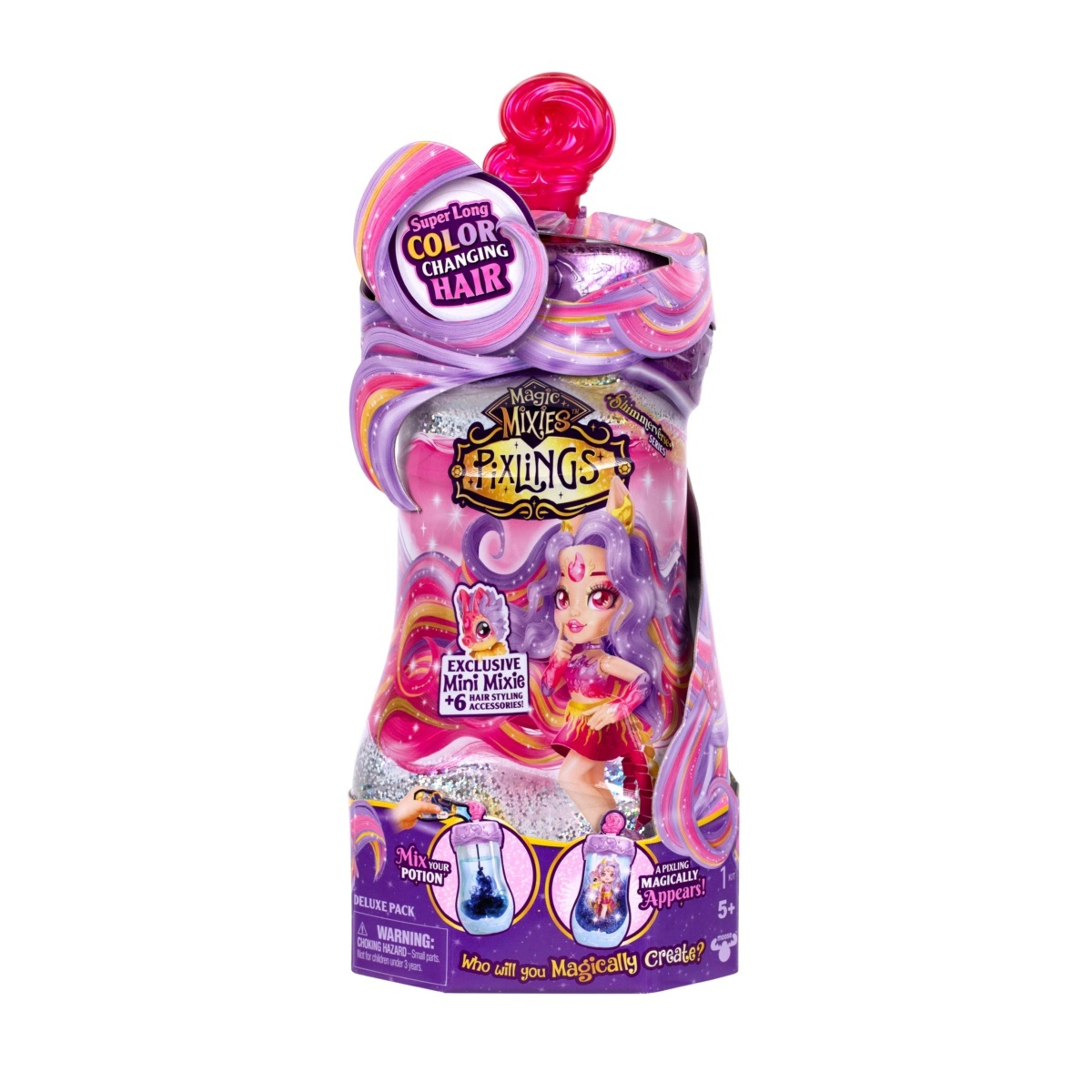 1 Magic Mixies Pixlings Deluxe Pack: Pippa the Firehorse Pixling Playset - Assorted