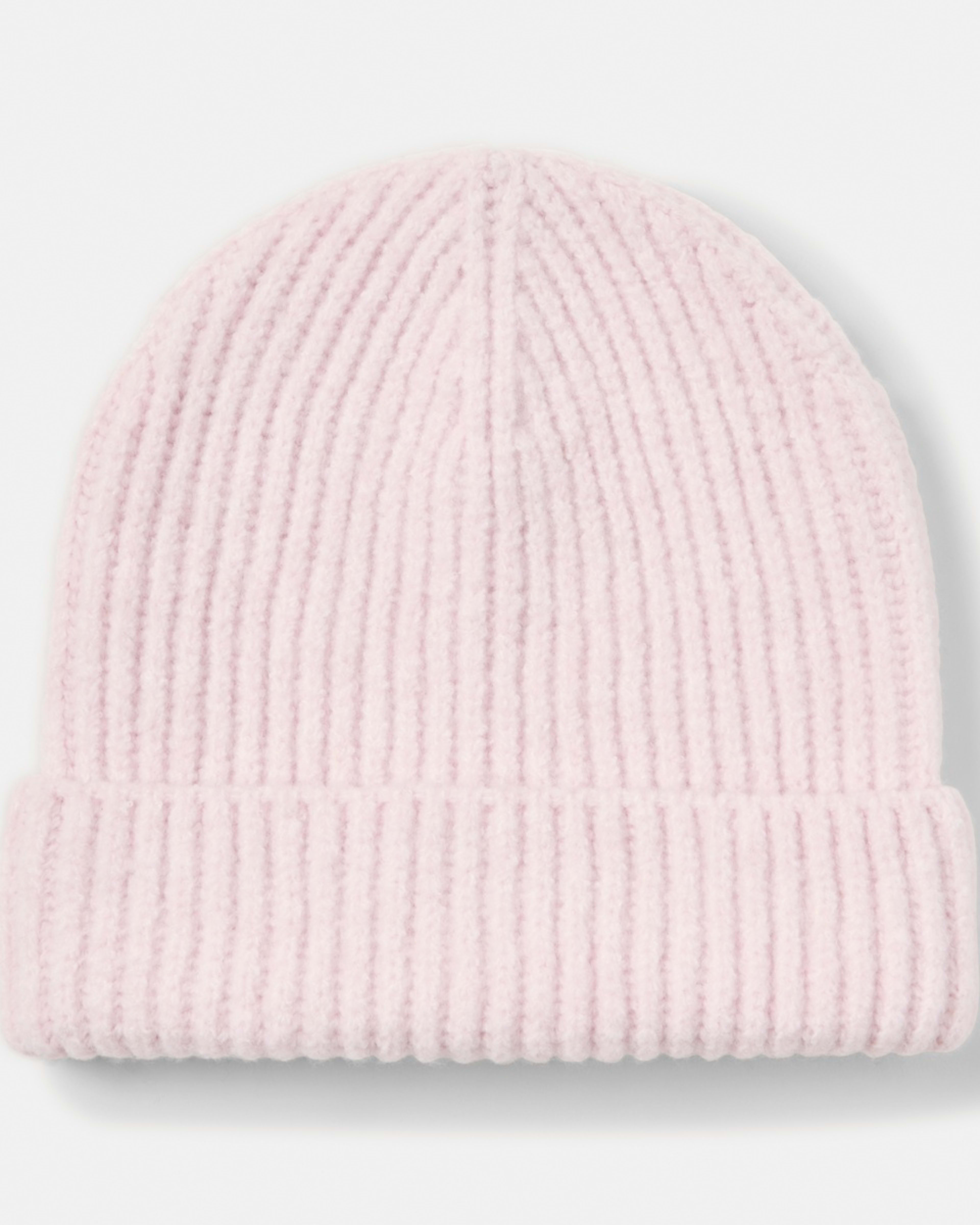1 Basic Rib Beanie Soft Pink, 1 of 4