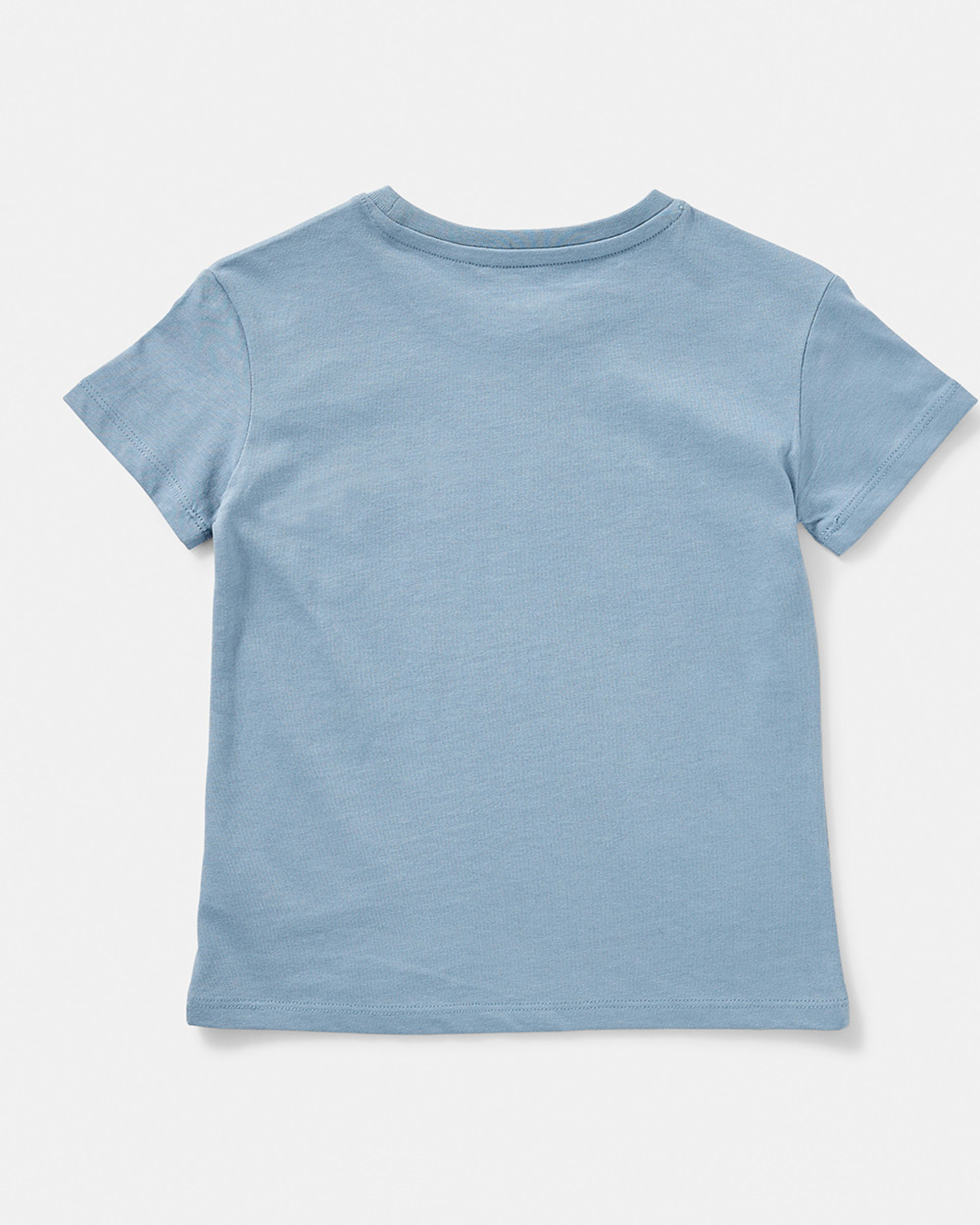 7 Chest Print T-shirt Faded Shrk, 7 of 7