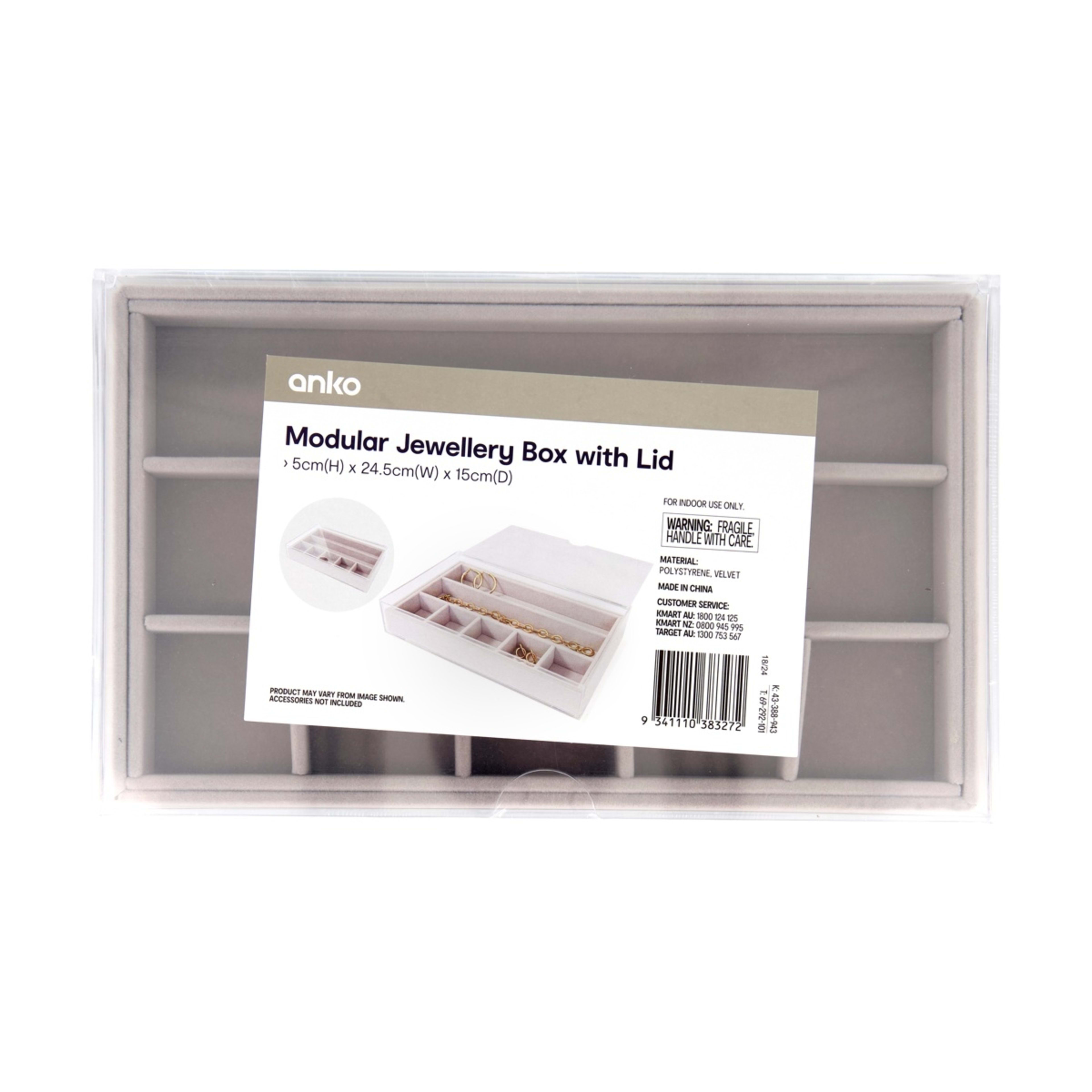 10 Modular Jewellery Box with Lid, 10 of 10