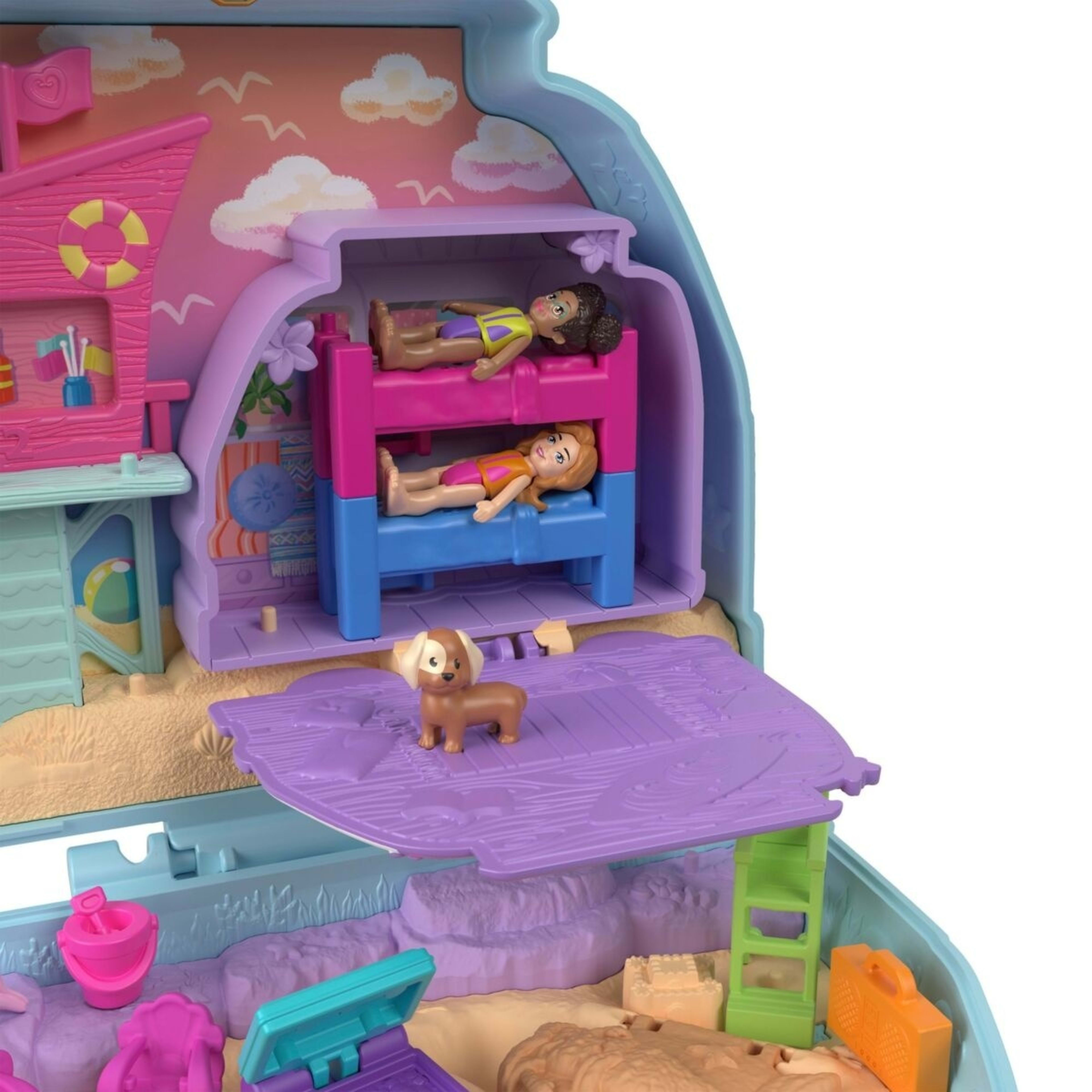 4 Polly Pocket Pocket World Compact Playset - Assorted, 4 of 7